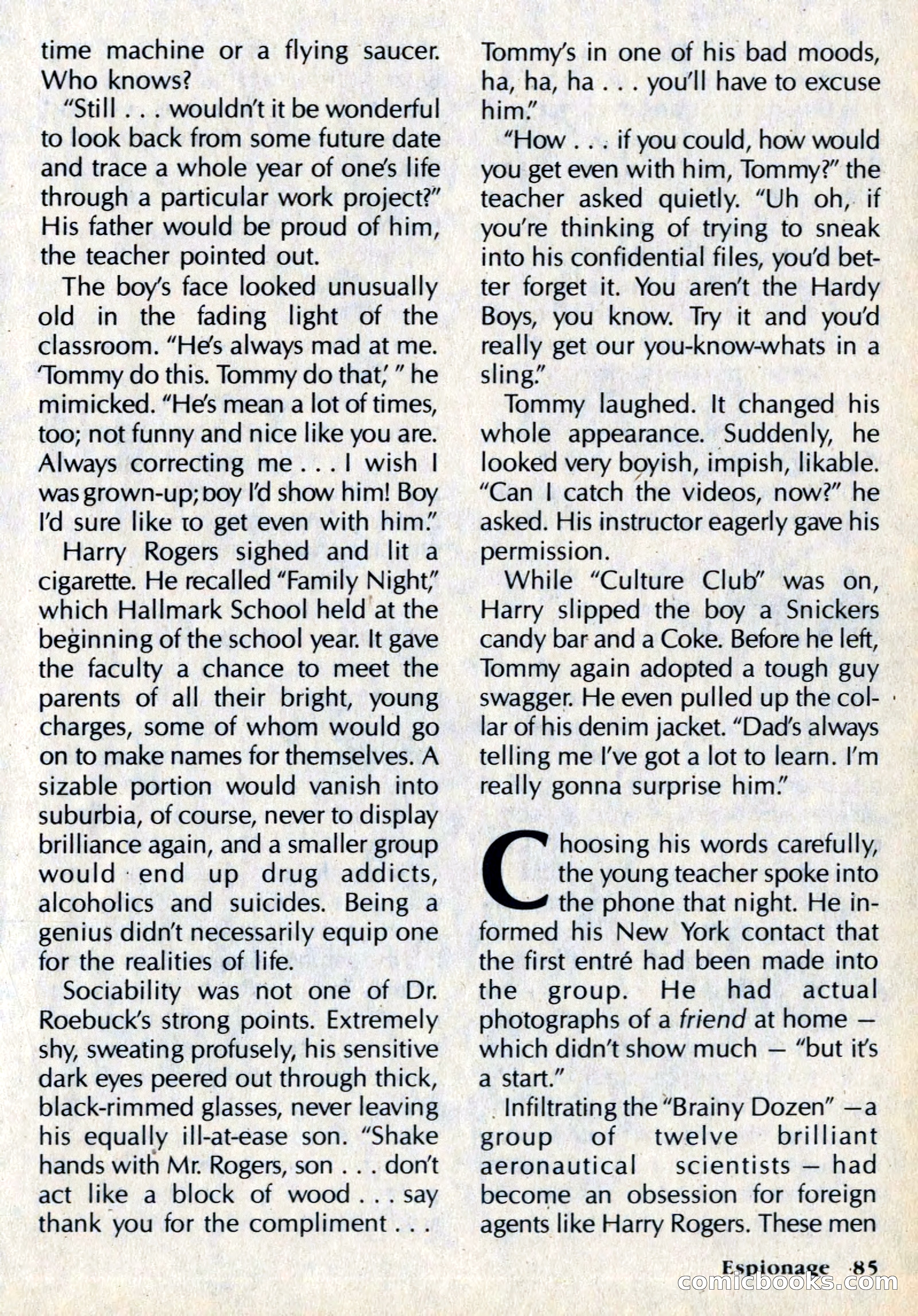 Espionage Magazine, Vol. 1, No. 1 — page 85 of 164