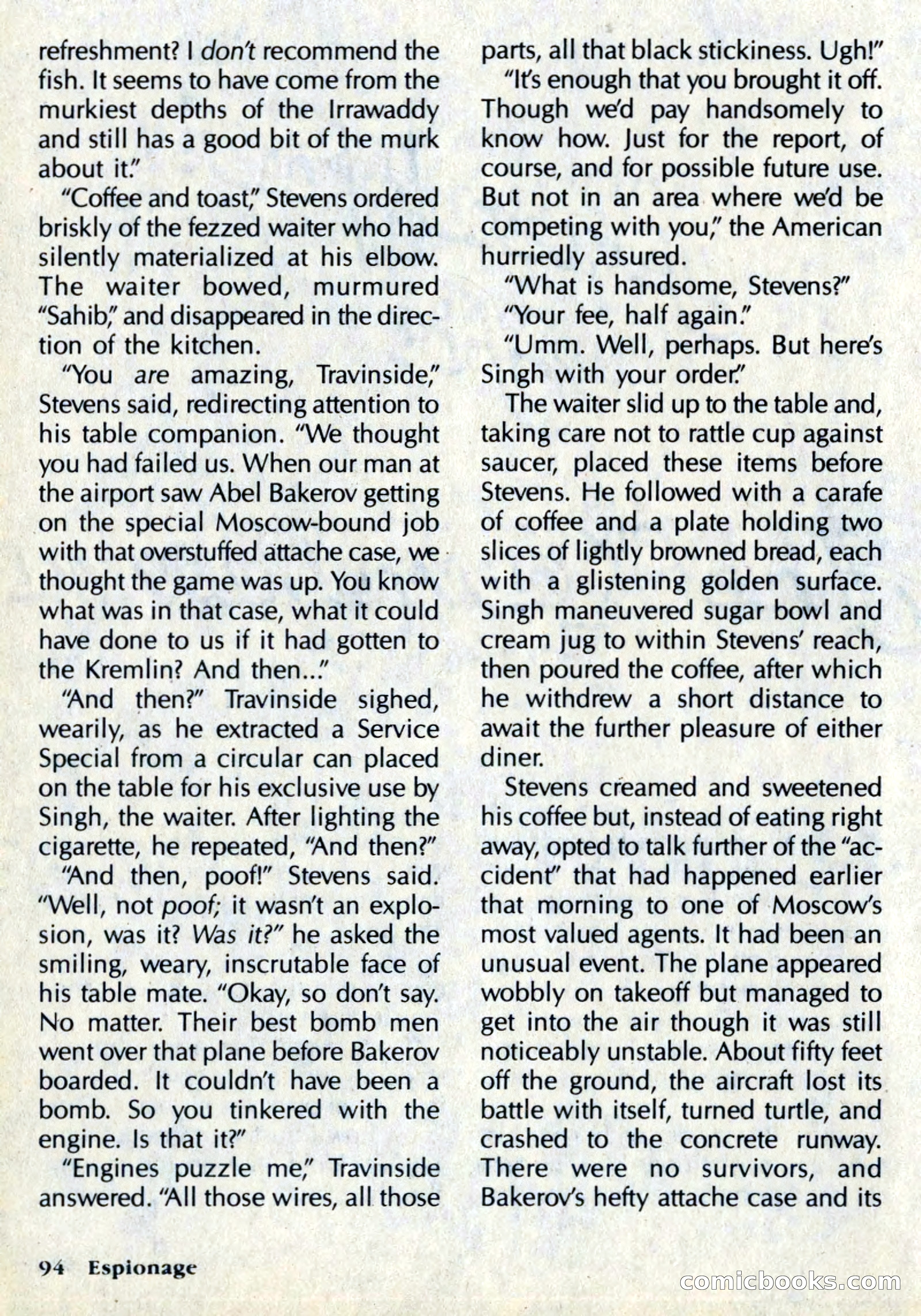 Espionage Magazine, Vol. 1, No. 1 — page 94 of 164