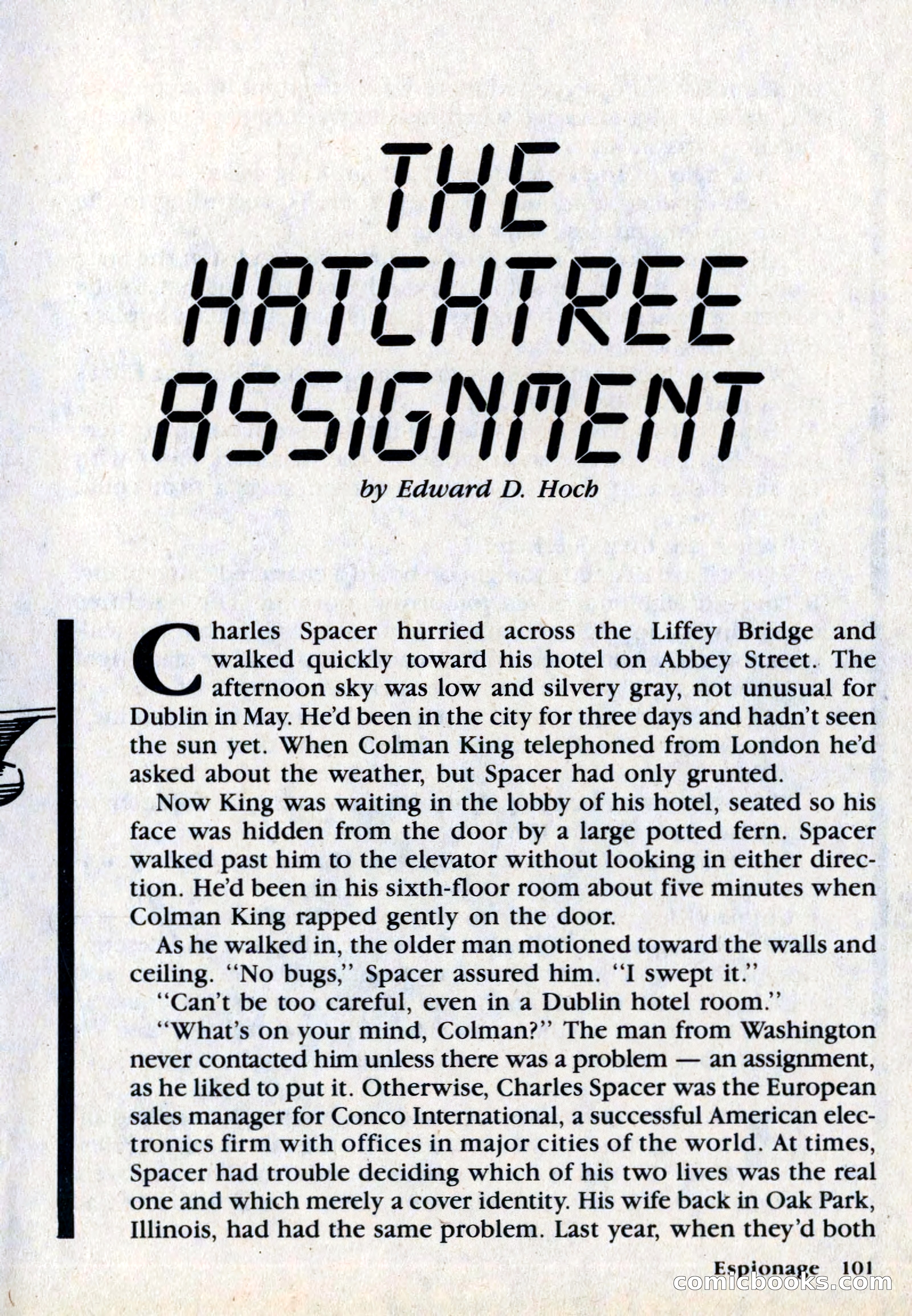 Espionage Magazine, Vol. 1, No. 1 — page 101 of 164