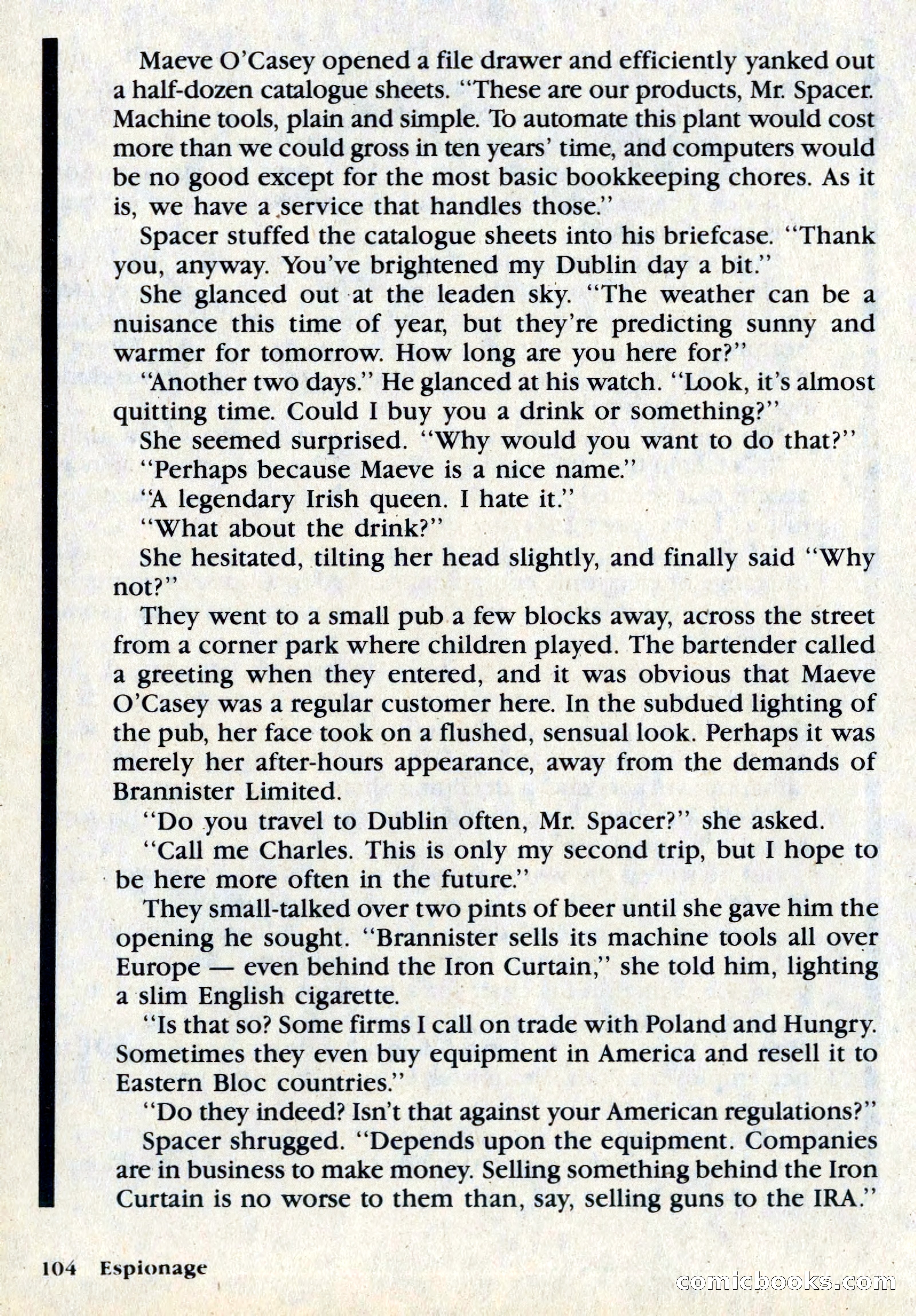 Espionage Magazine, Vol. 1, No. 1 — page 104 of 164