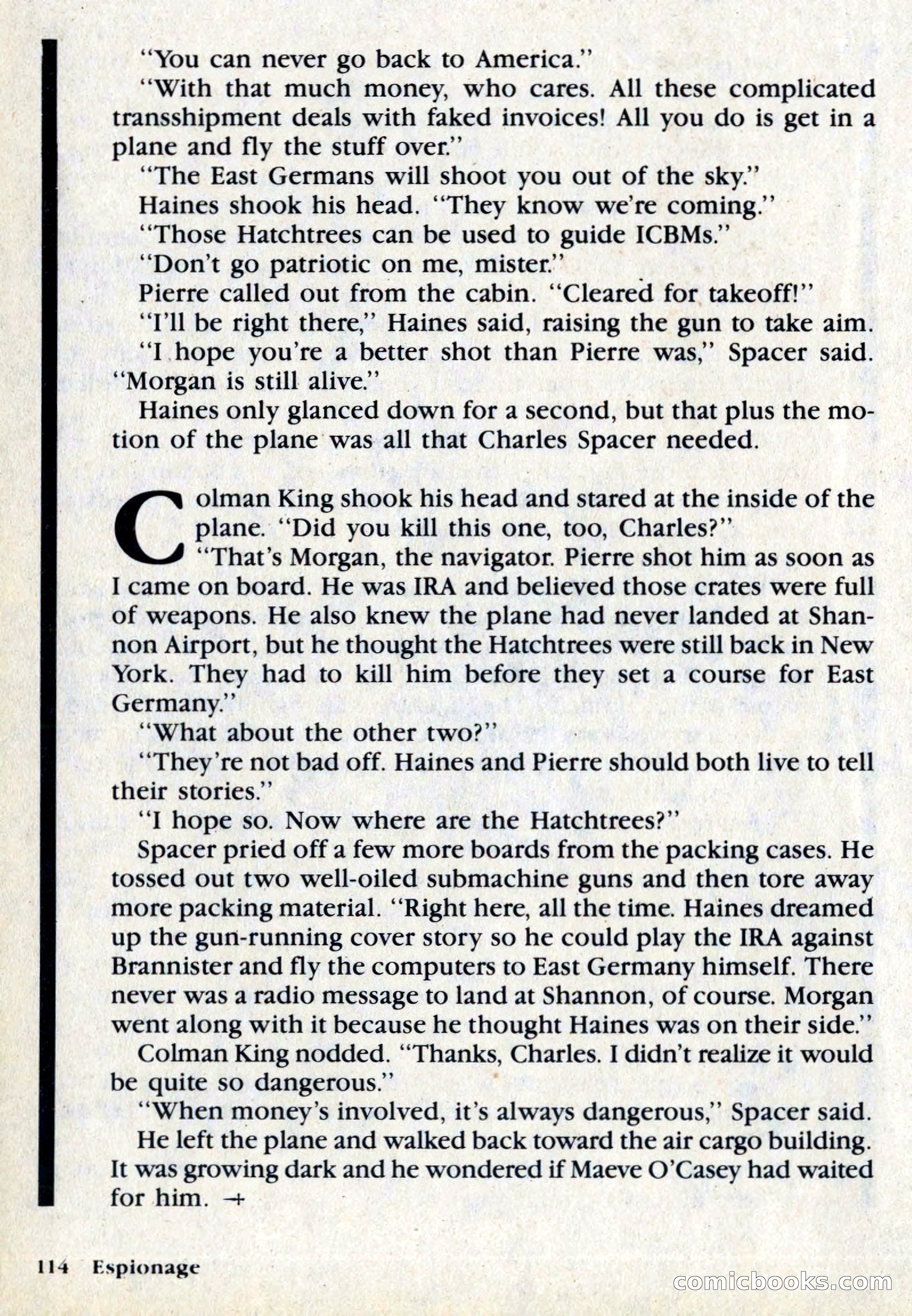 Espionage Magazine, Vol. 1, No. 1 — page 114 of 164