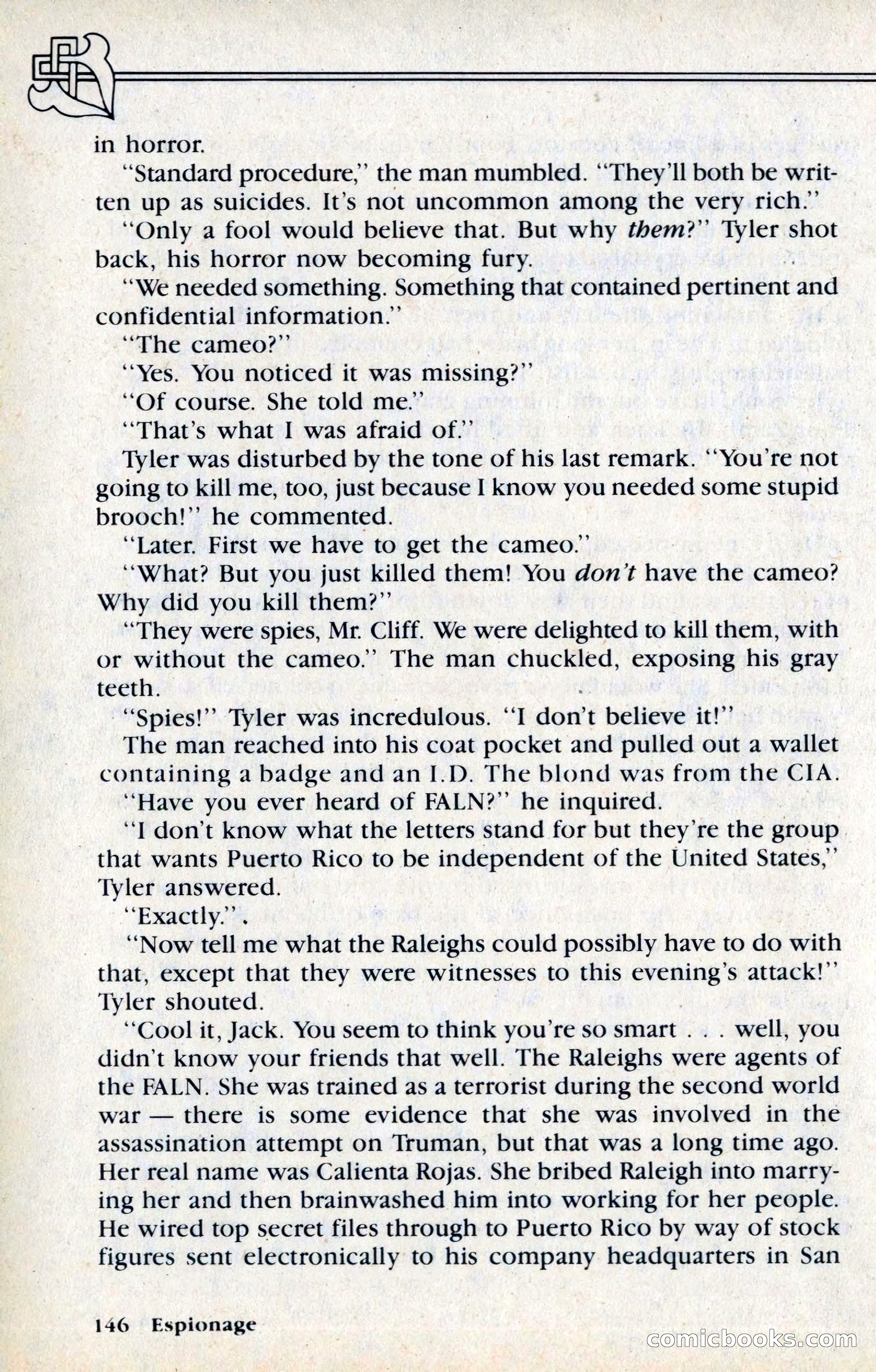 Espionage Magazine, Vol. 1, No. 1 — page 146 of 164