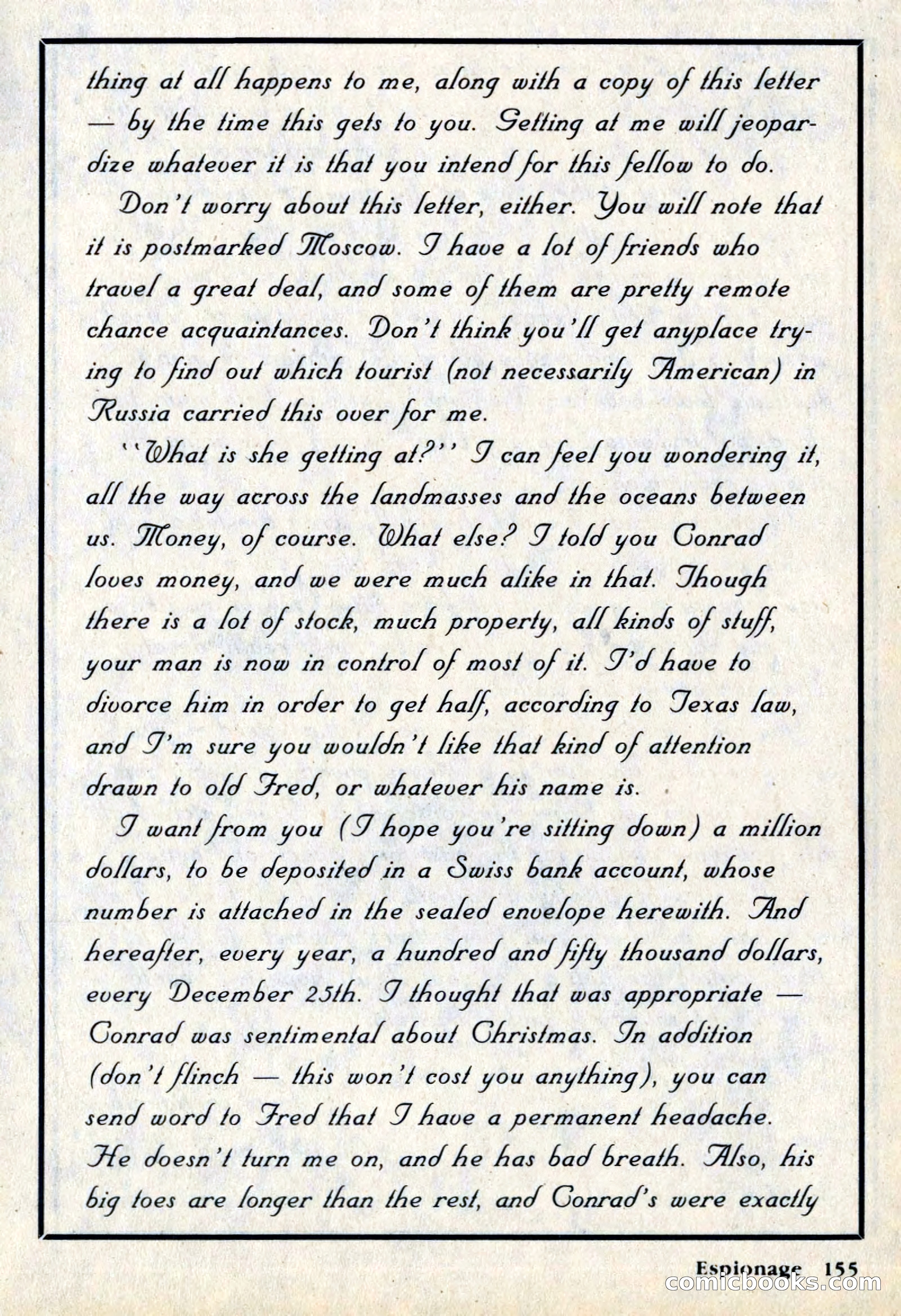 Espionage Magazine, Vol. 1, No. 1 — page 155 of 164