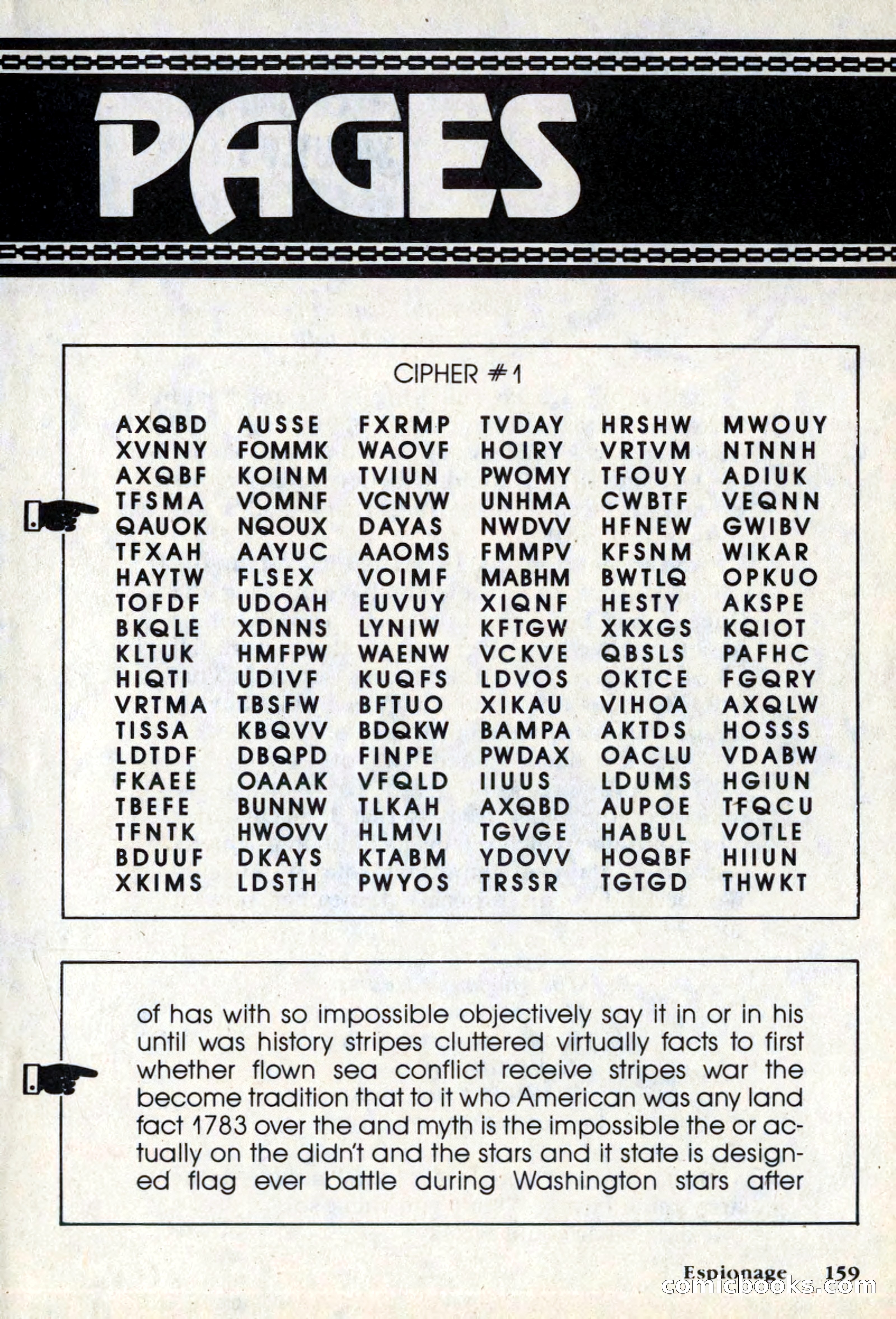 Espionage Magazine, Vol. 1, No. 1 — page 159 of 164