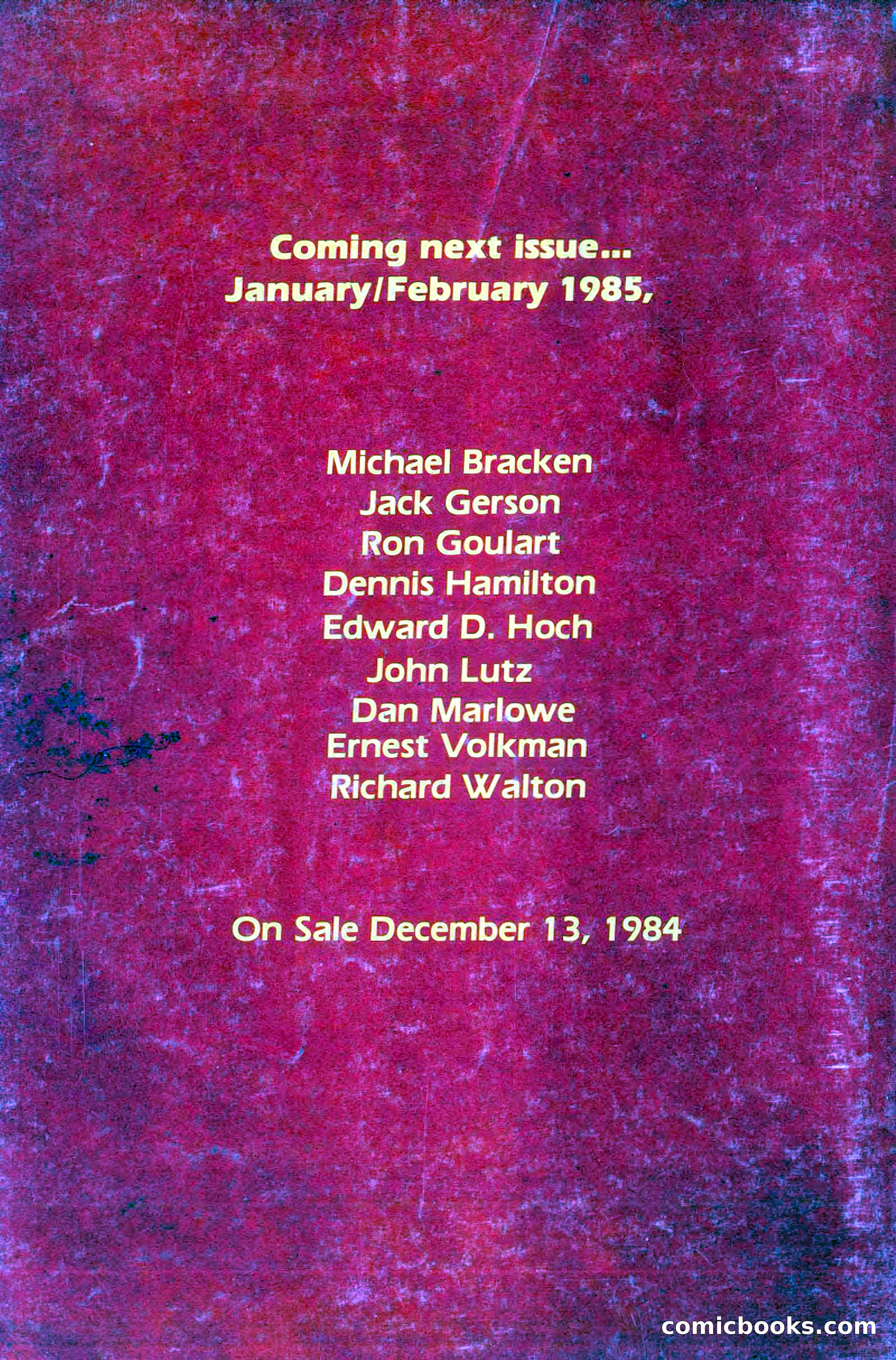 Espionage Magazine, Vol. 1, No. 1 — page 164 of 164