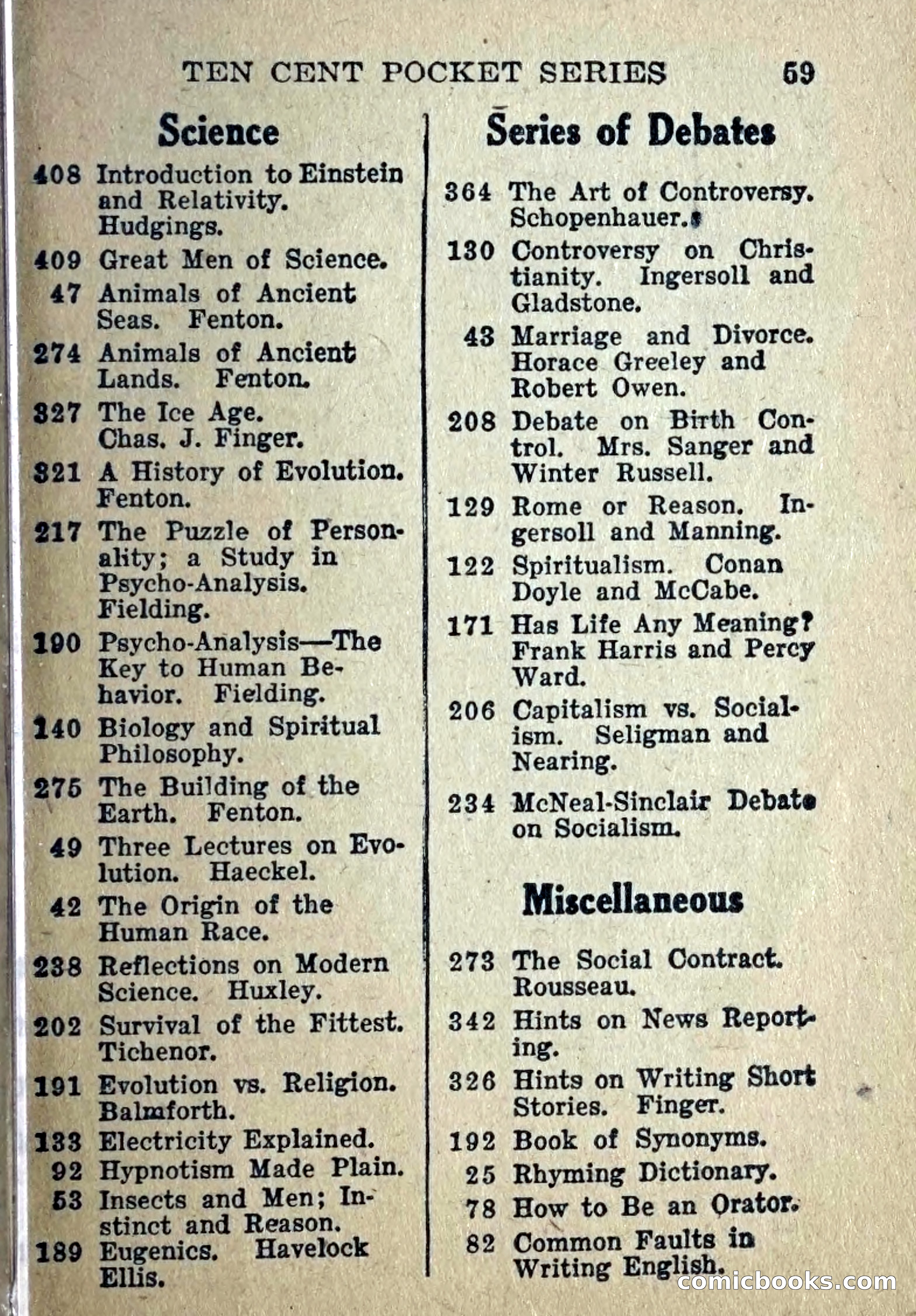 Pulp Magazine Cover — page 64 of 69