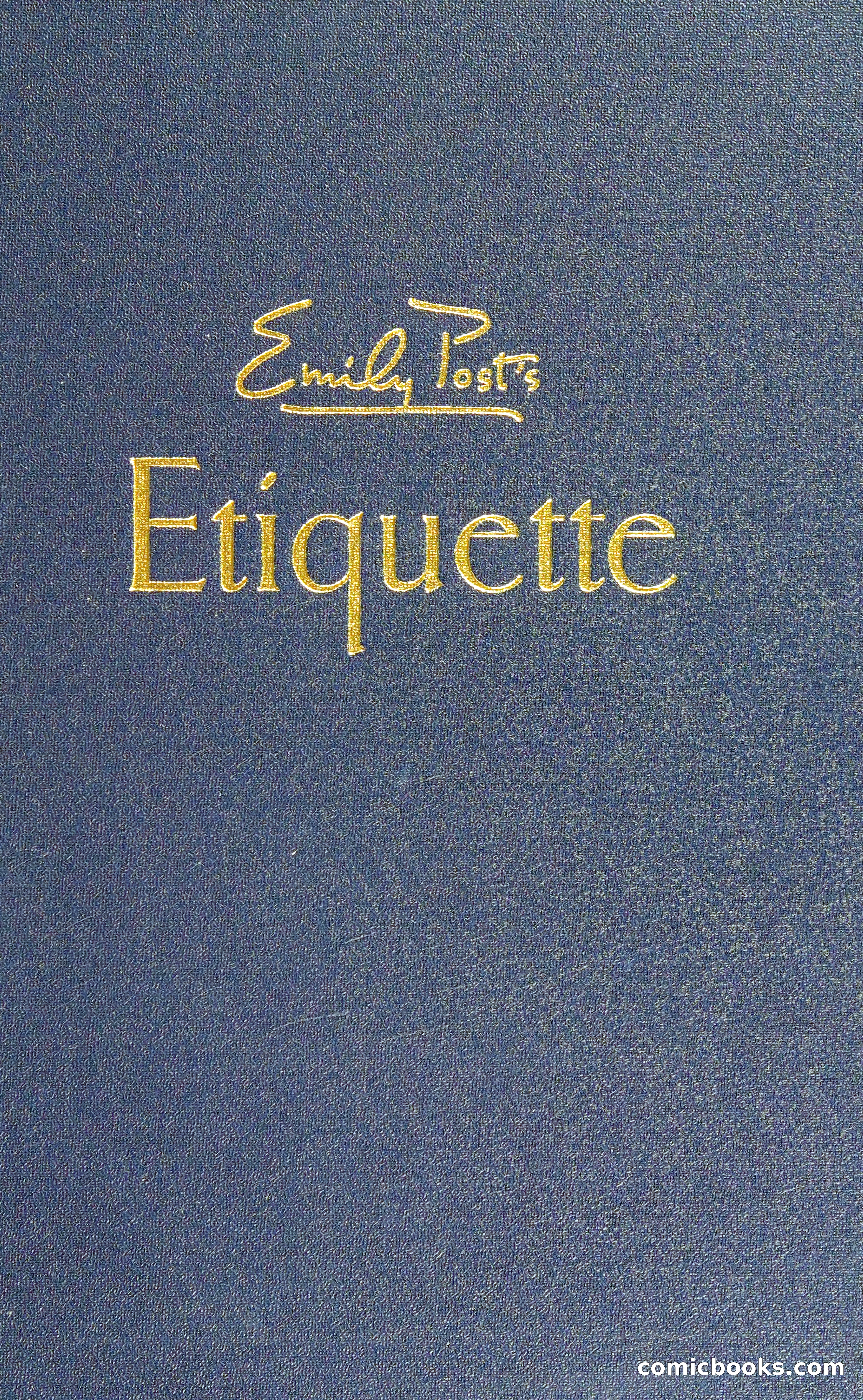Etiquette: The Blue Book of Social Usage
