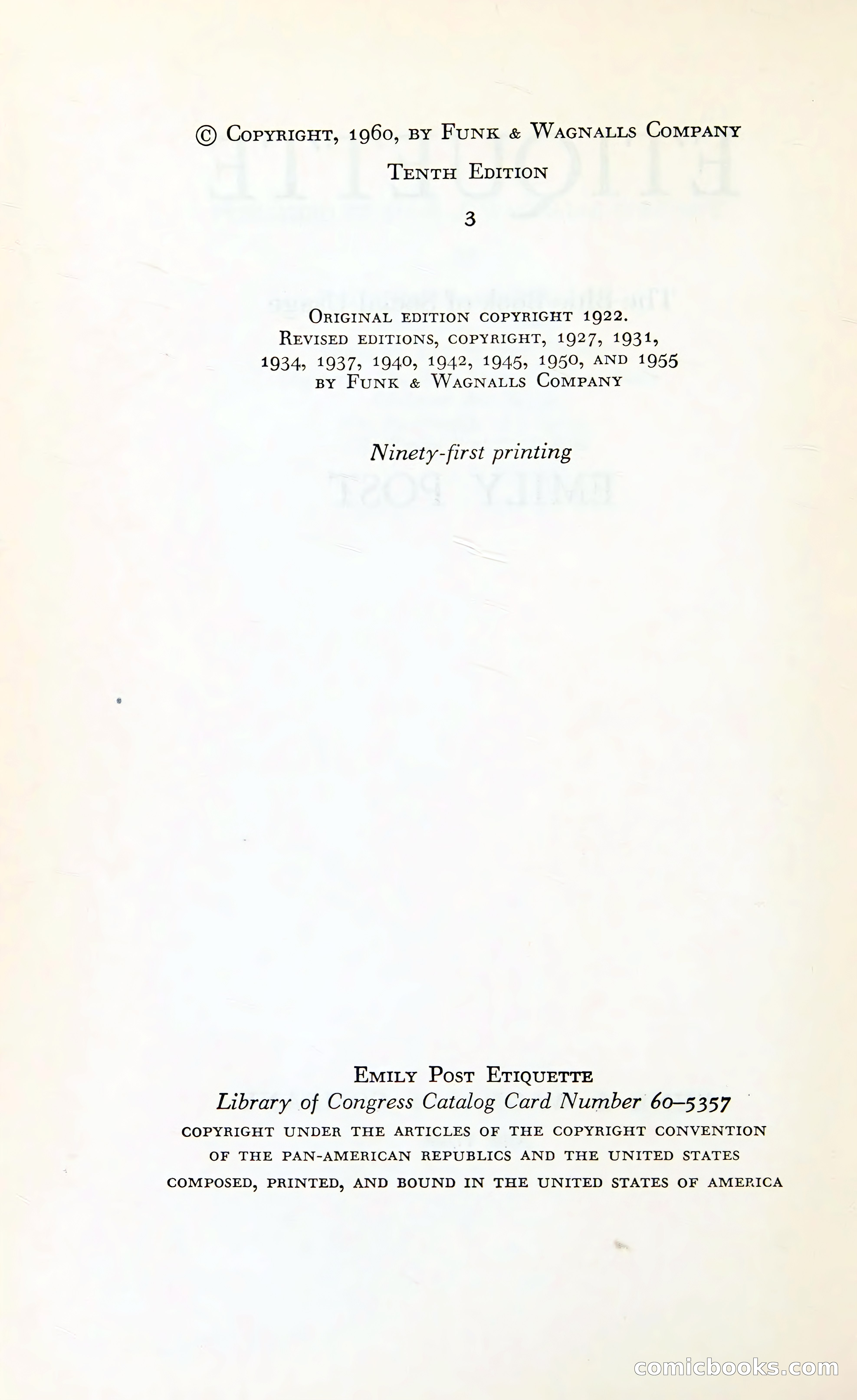 Etiquette: The Blue Book of Social Usage — page 9 of 399