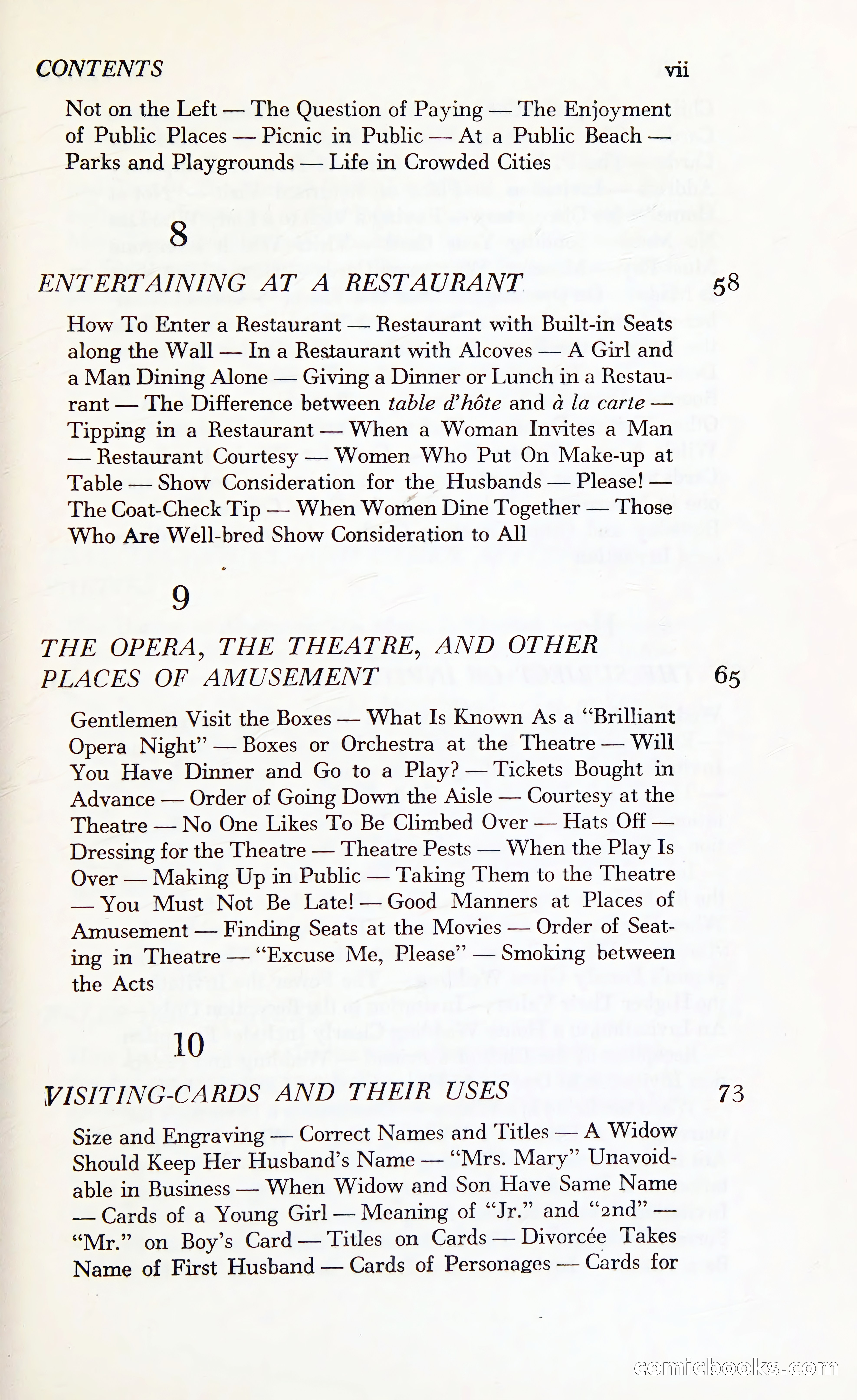 Etiquette: The Blue Book of Social Usage — page 12 of 399