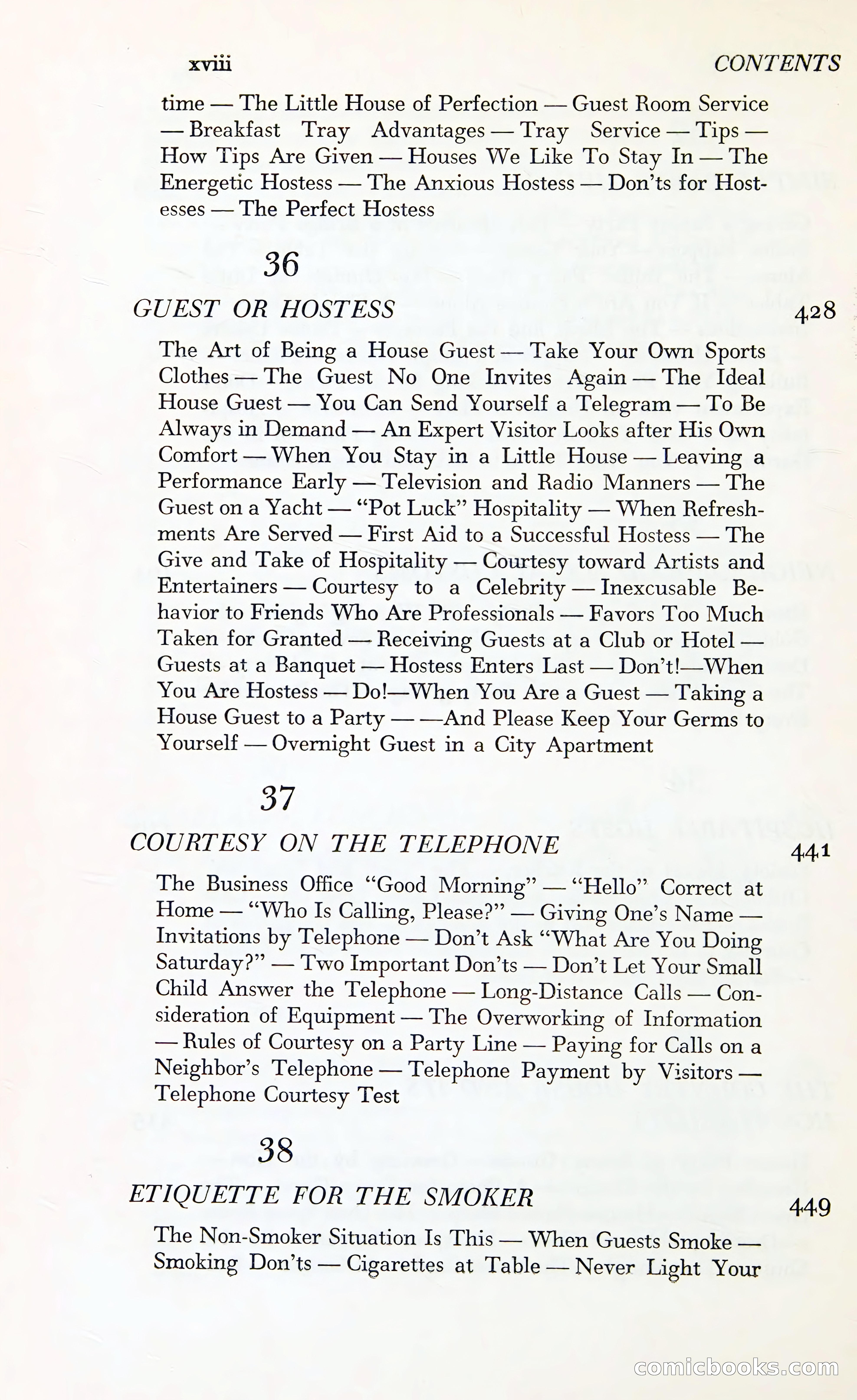 Etiquette: The Blue Book of Social Usage — page 23 of 399