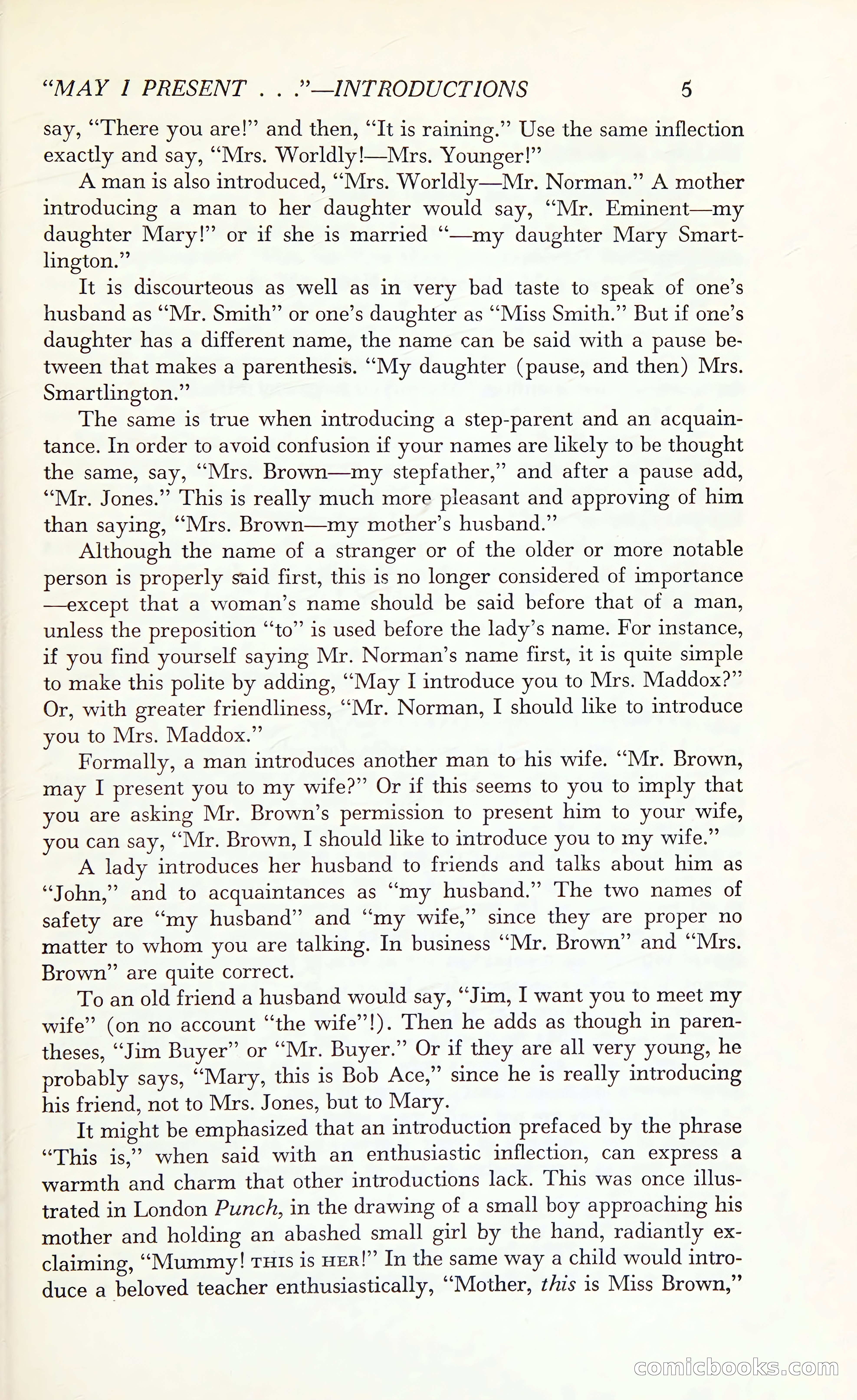 Etiquette: The Blue Book of Social Usage — page 42 of 399
