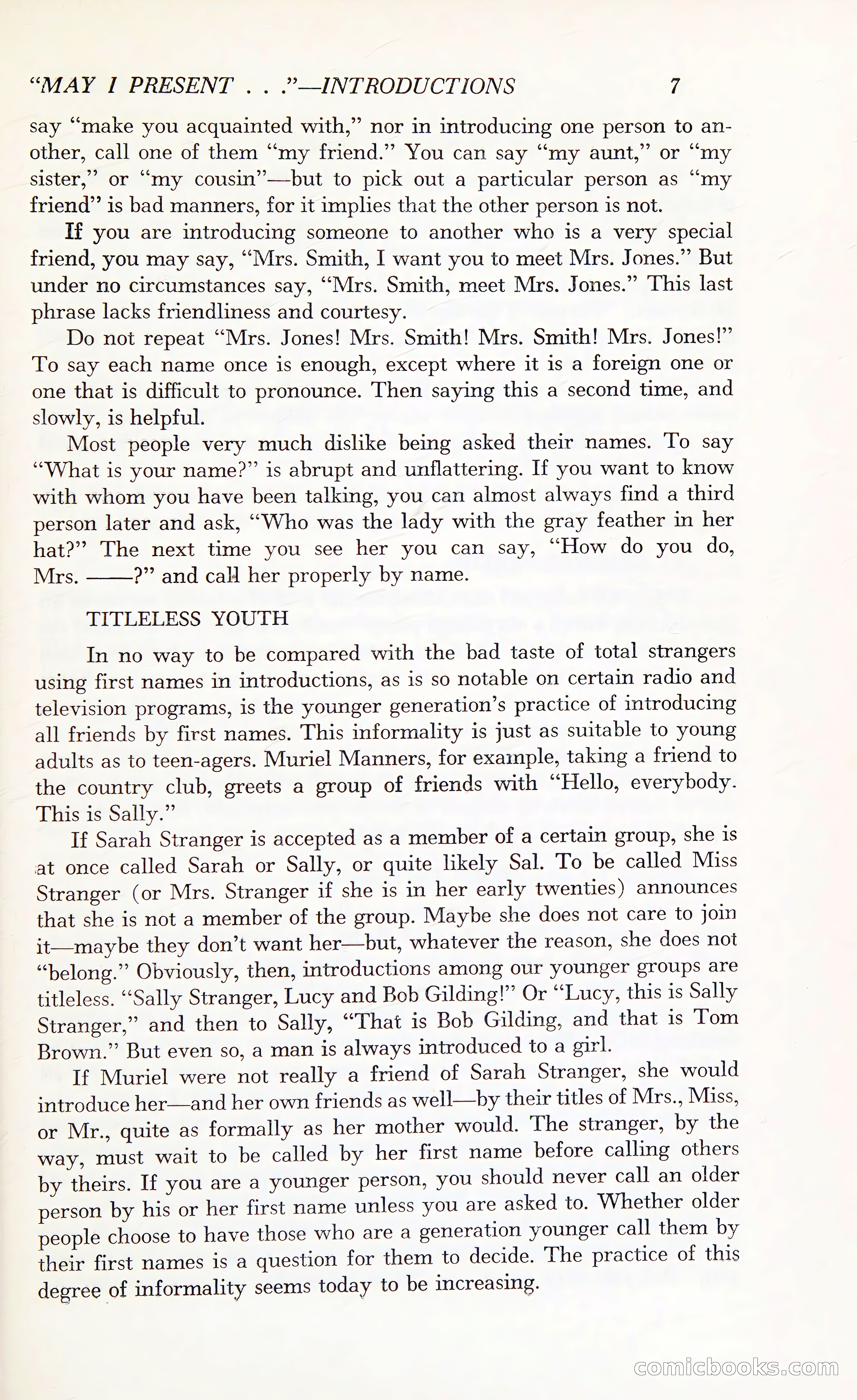 Etiquette: The Blue Book of Social Usage — page 44 of 399