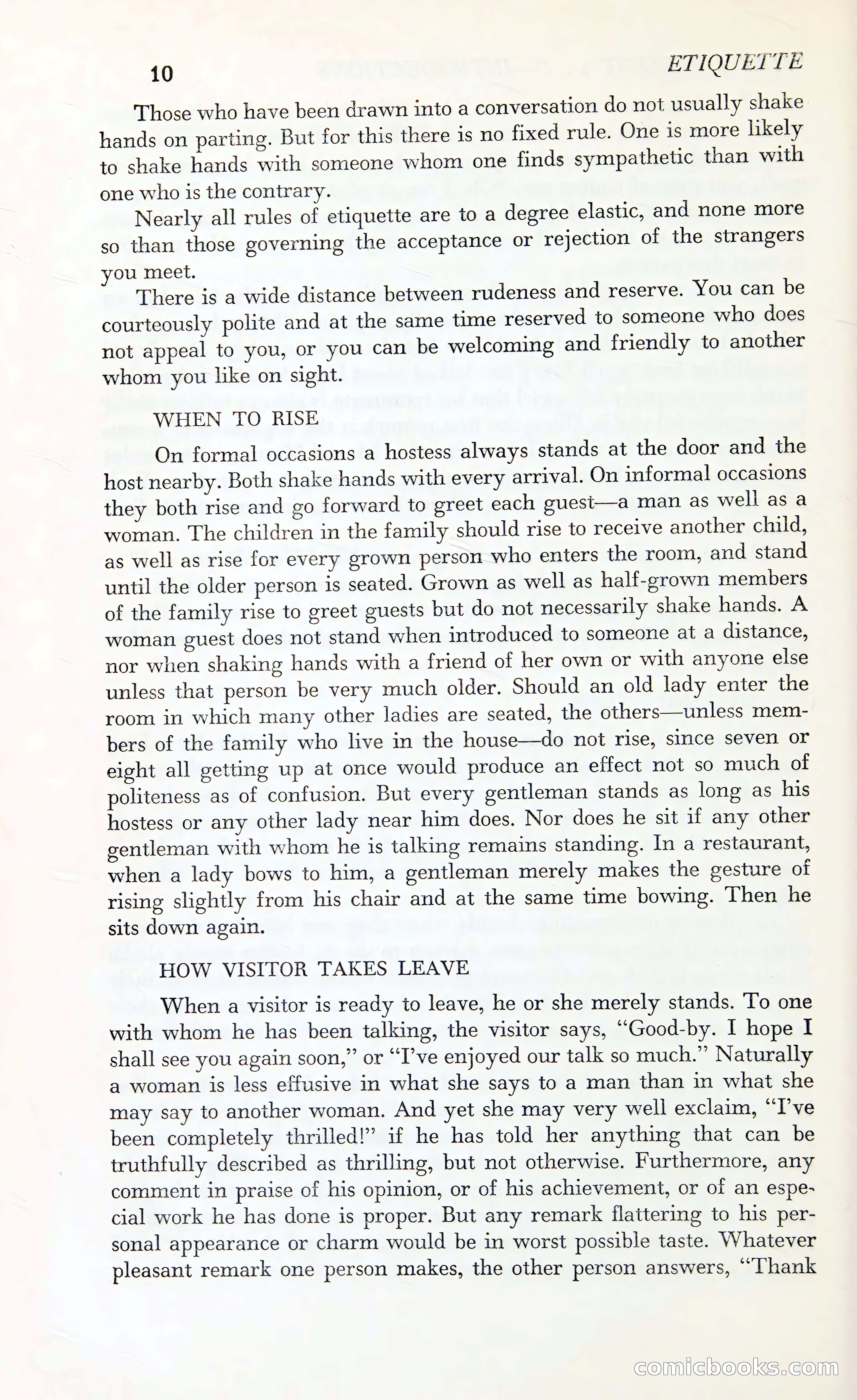 Etiquette: The Blue Book of Social Usage — page 47 of 399