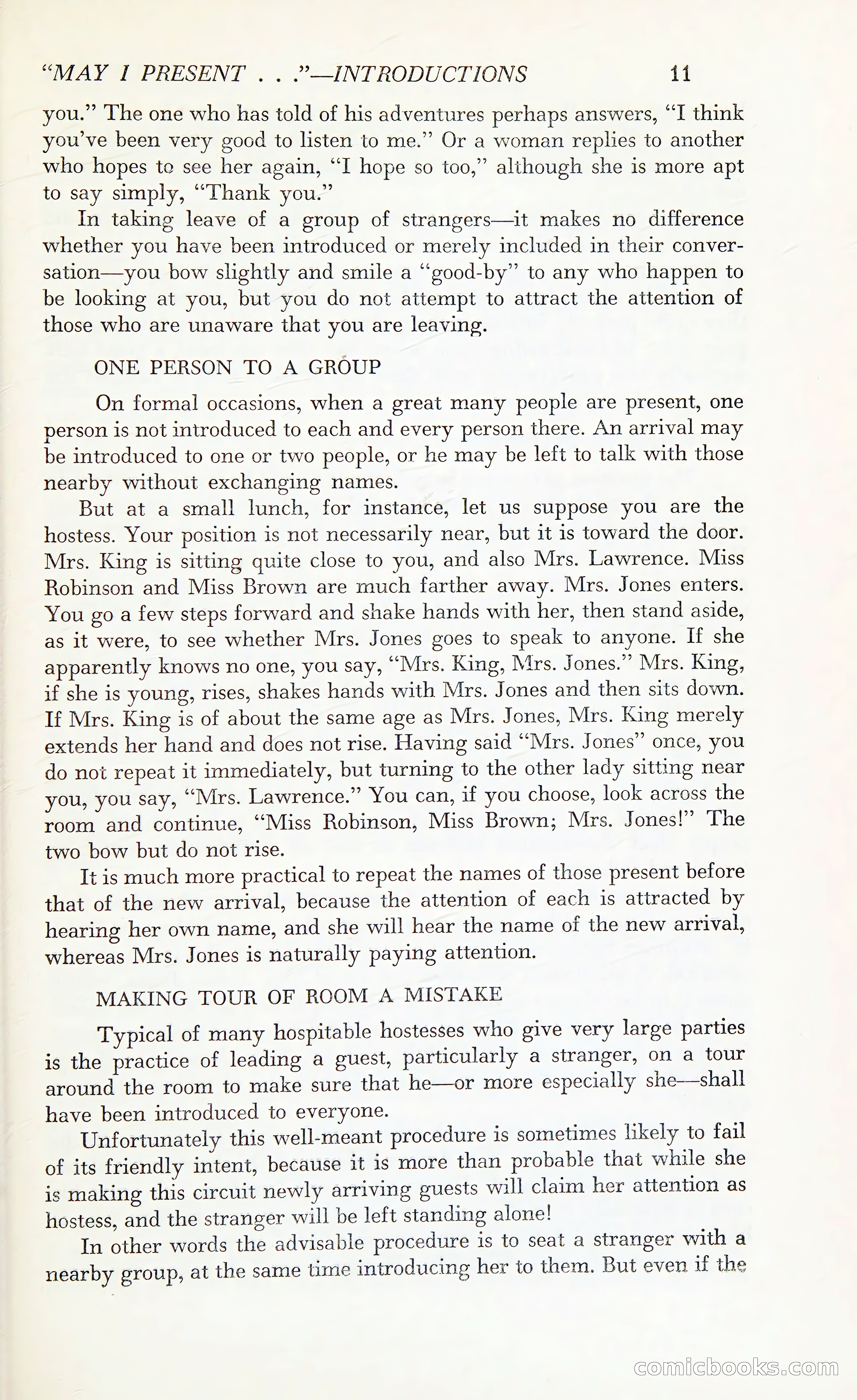 Etiquette: The Blue Book of Social Usage — page 48 of 399