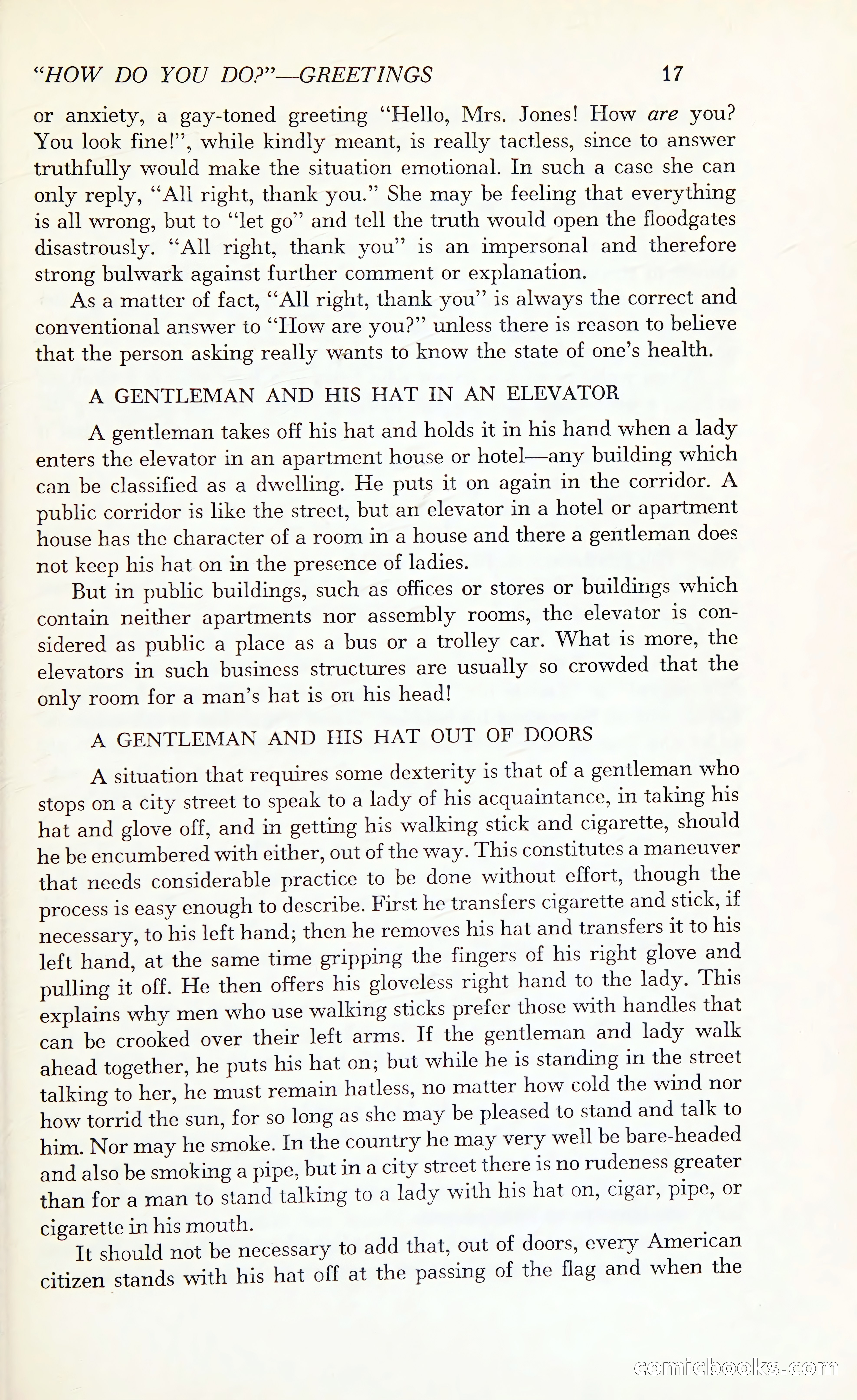 Etiquette: The Blue Book of Social Usage — page 54 of 399