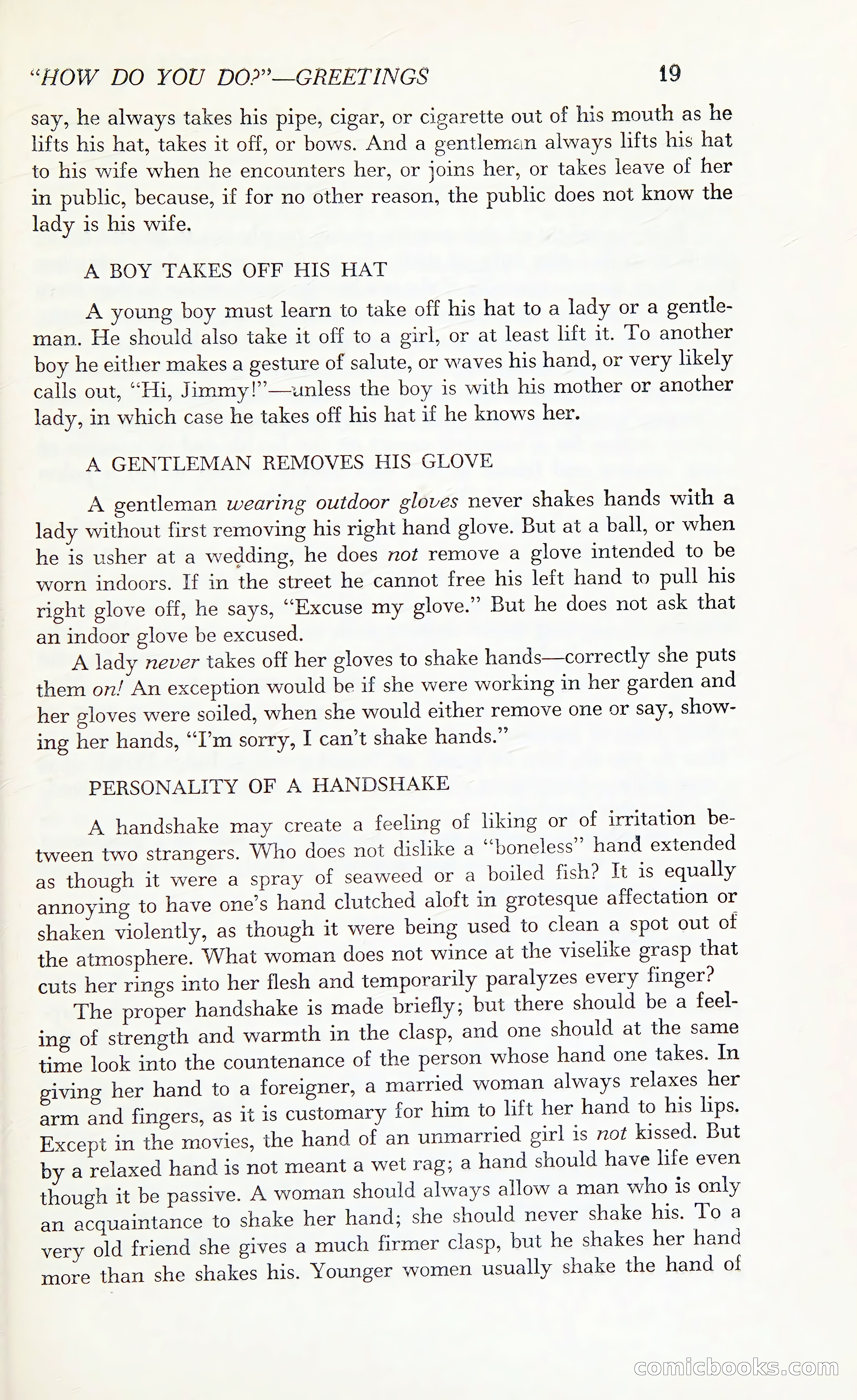 Etiquette: The Blue Book of Social Usage — page 56 of 399