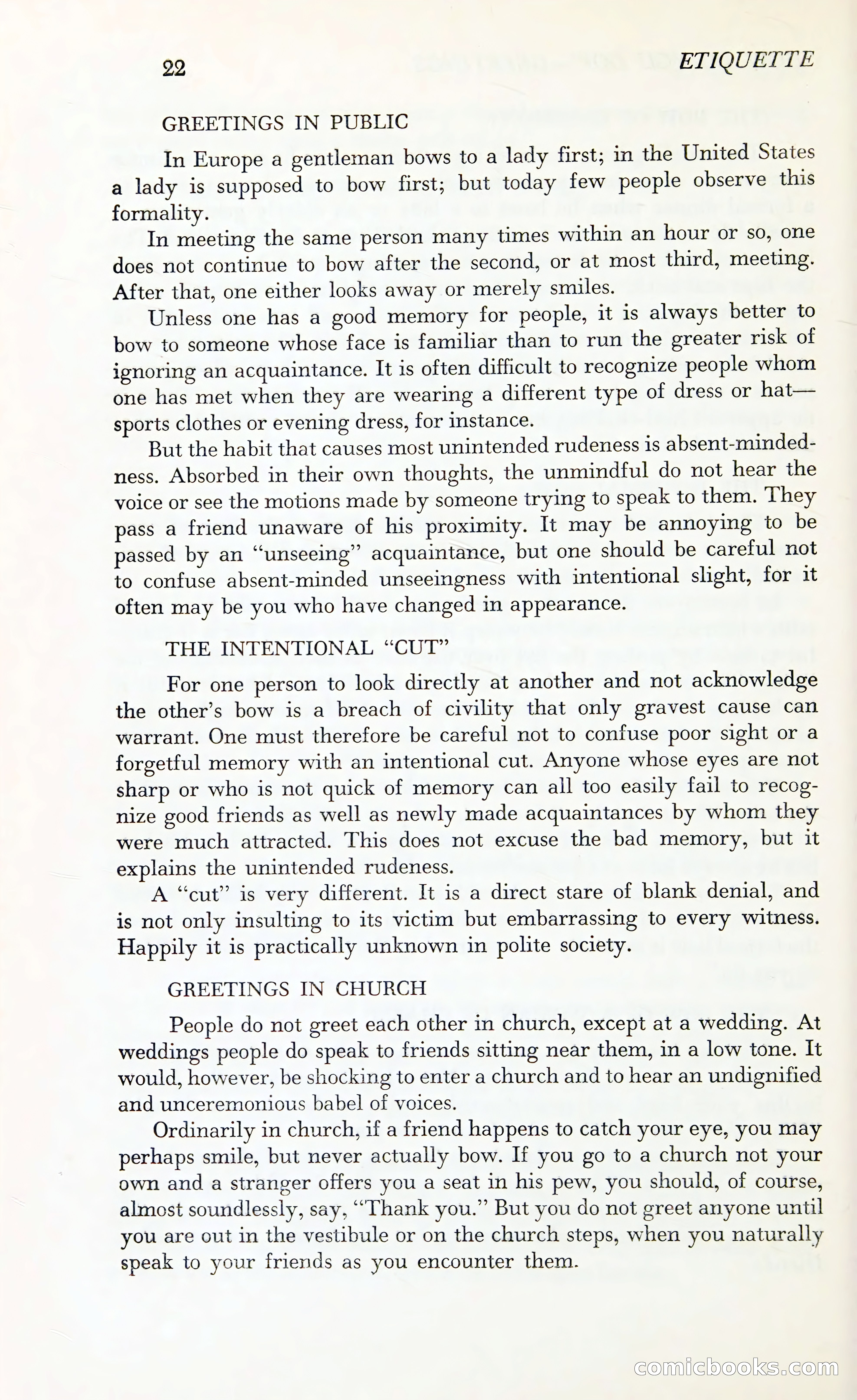Etiquette: The Blue Book of Social Usage — page 59 of 399