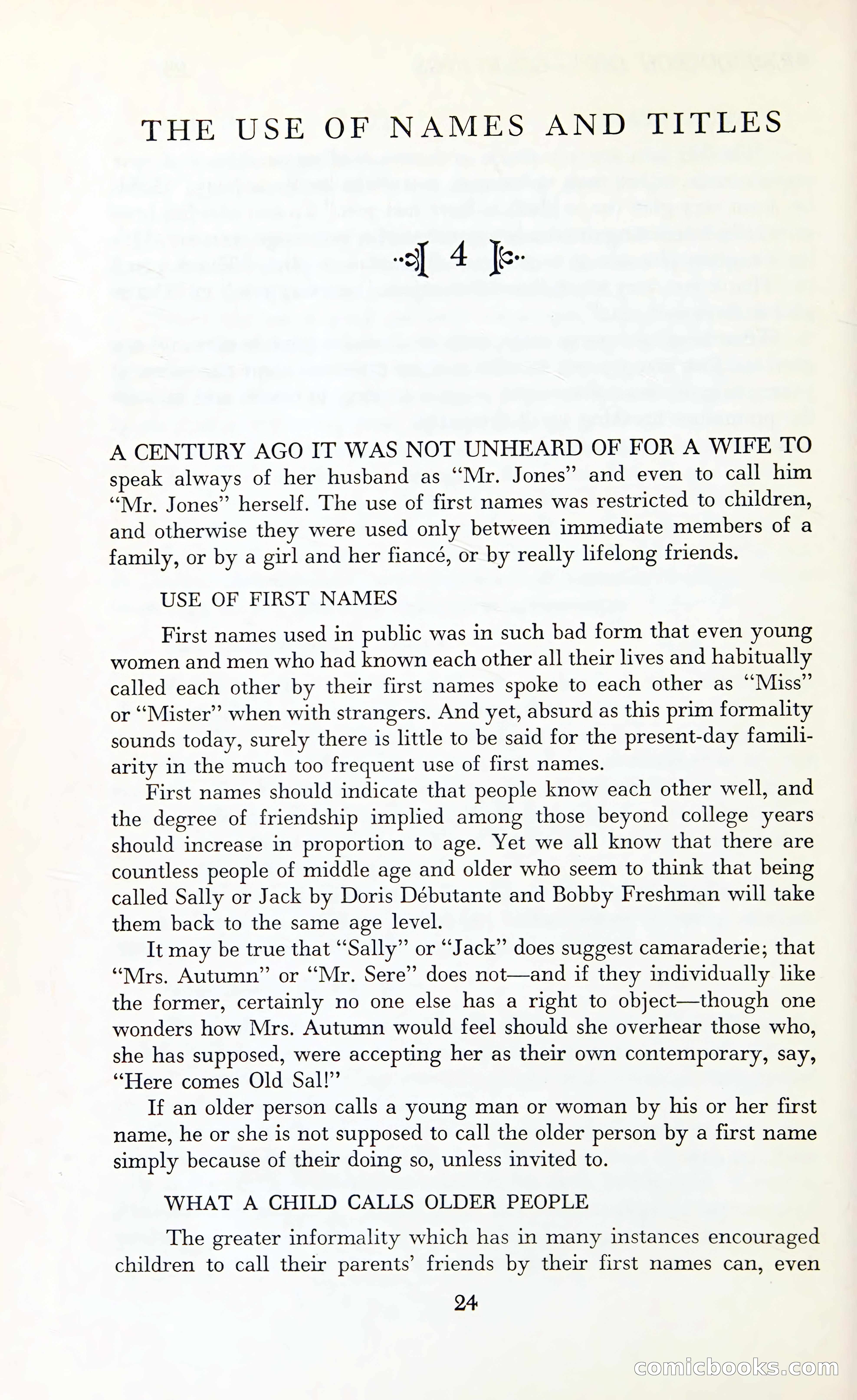 Etiquette: The Blue Book of Social Usage — page 61 of 399