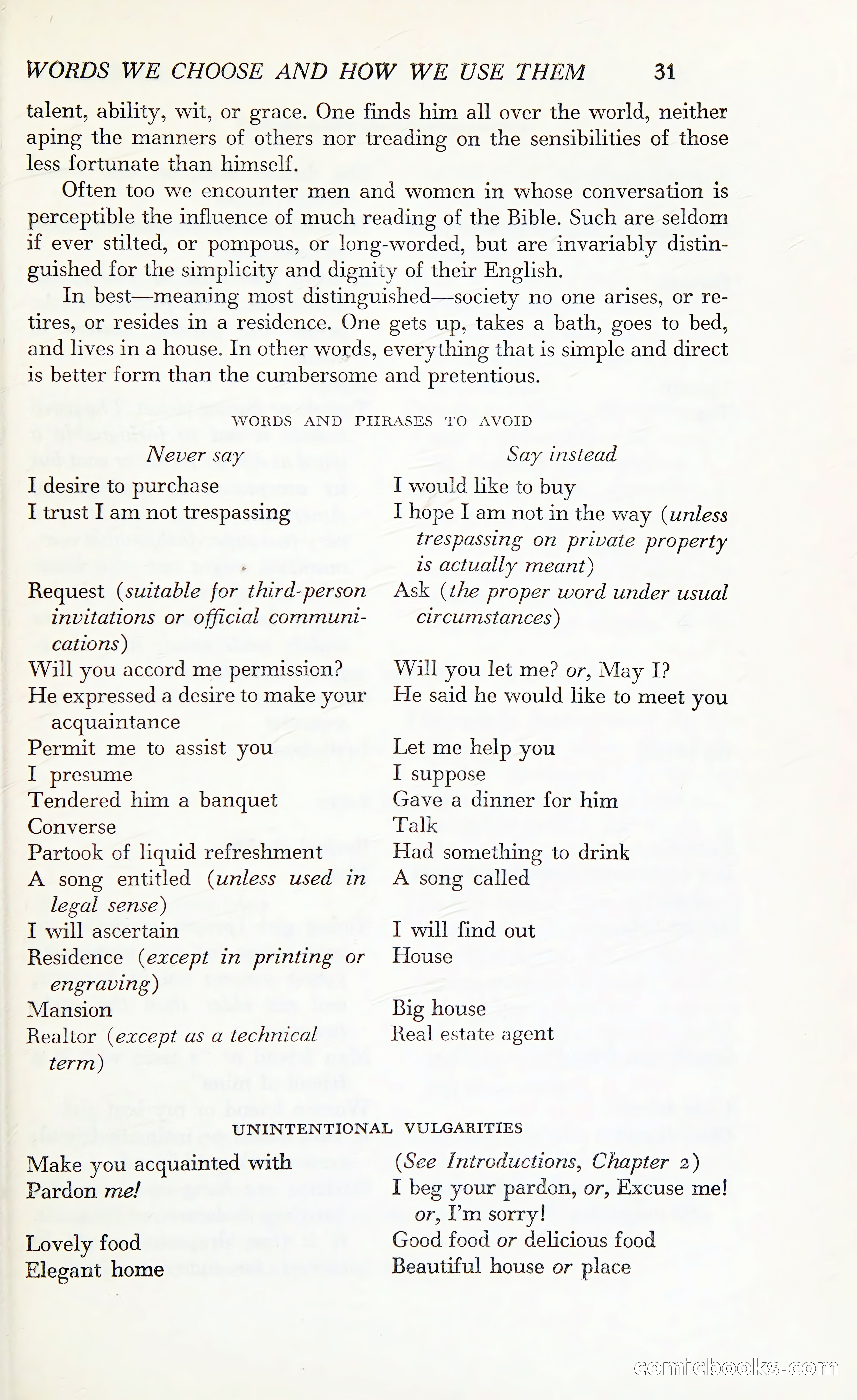 Etiquette: The Blue Book of Social Usage — page 68 of 399