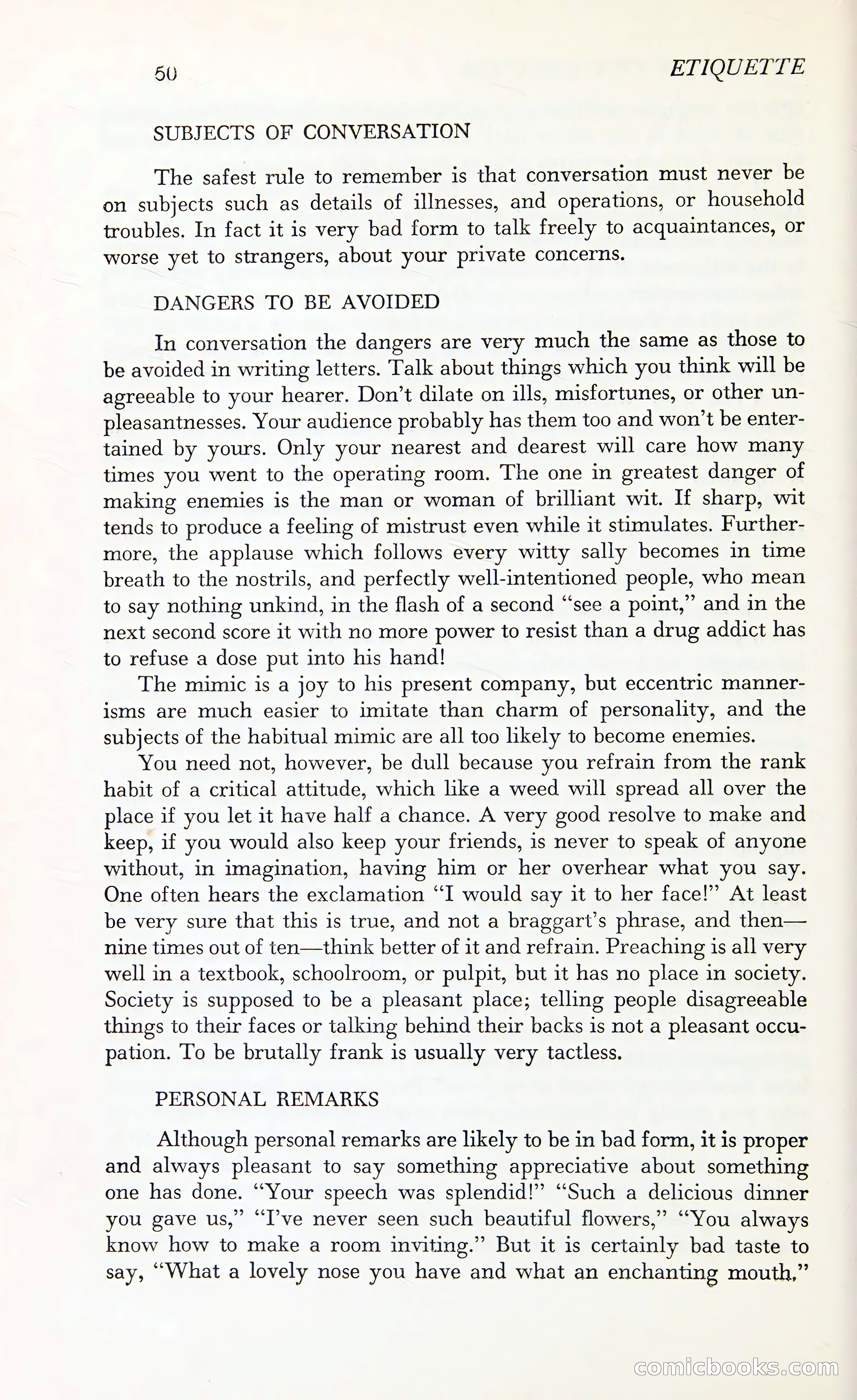 Etiquette: The Blue Book of Social Usage — page 87 of 399
