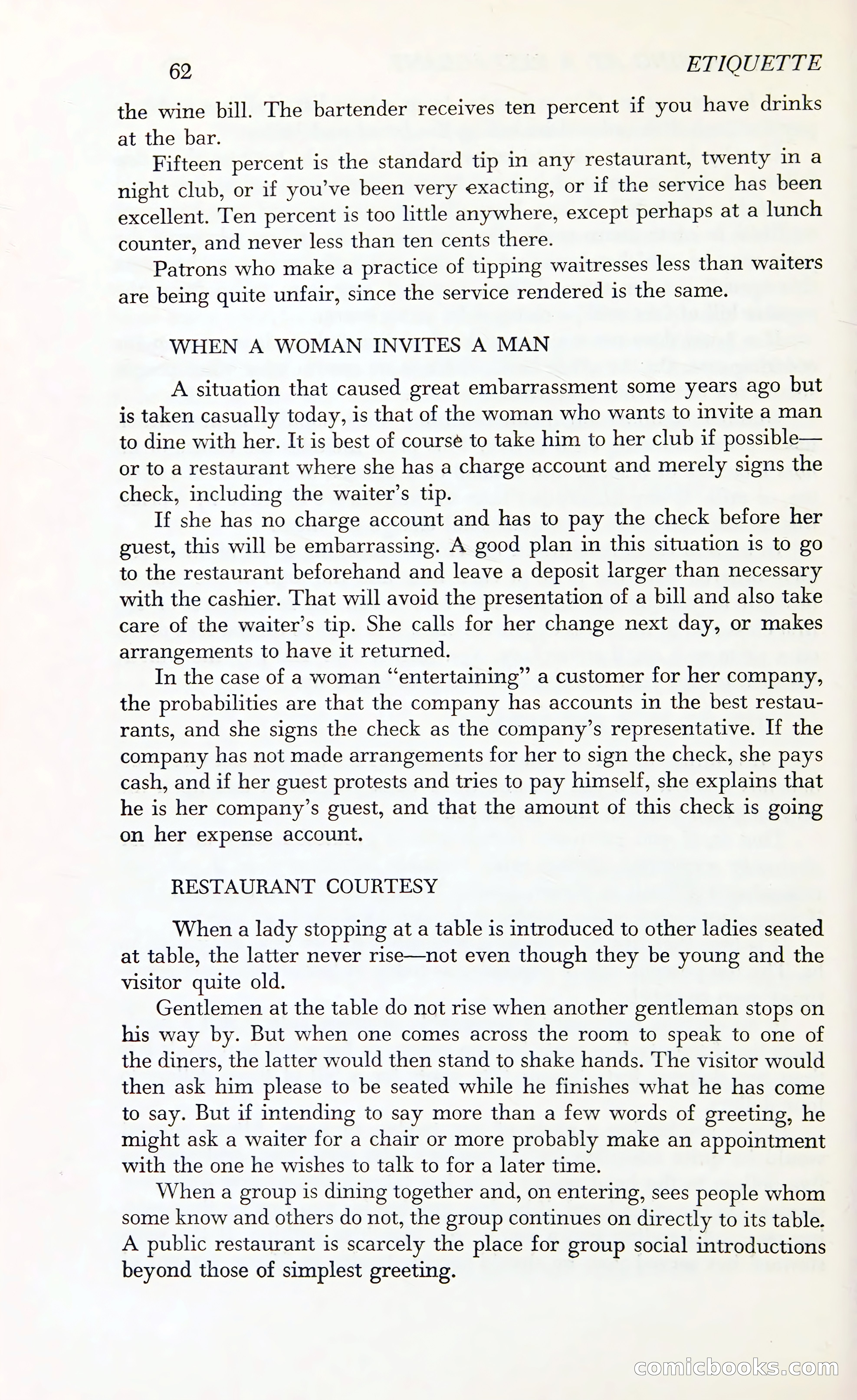 Etiquette: The Blue Book of Social Usage — page 99 of 399
