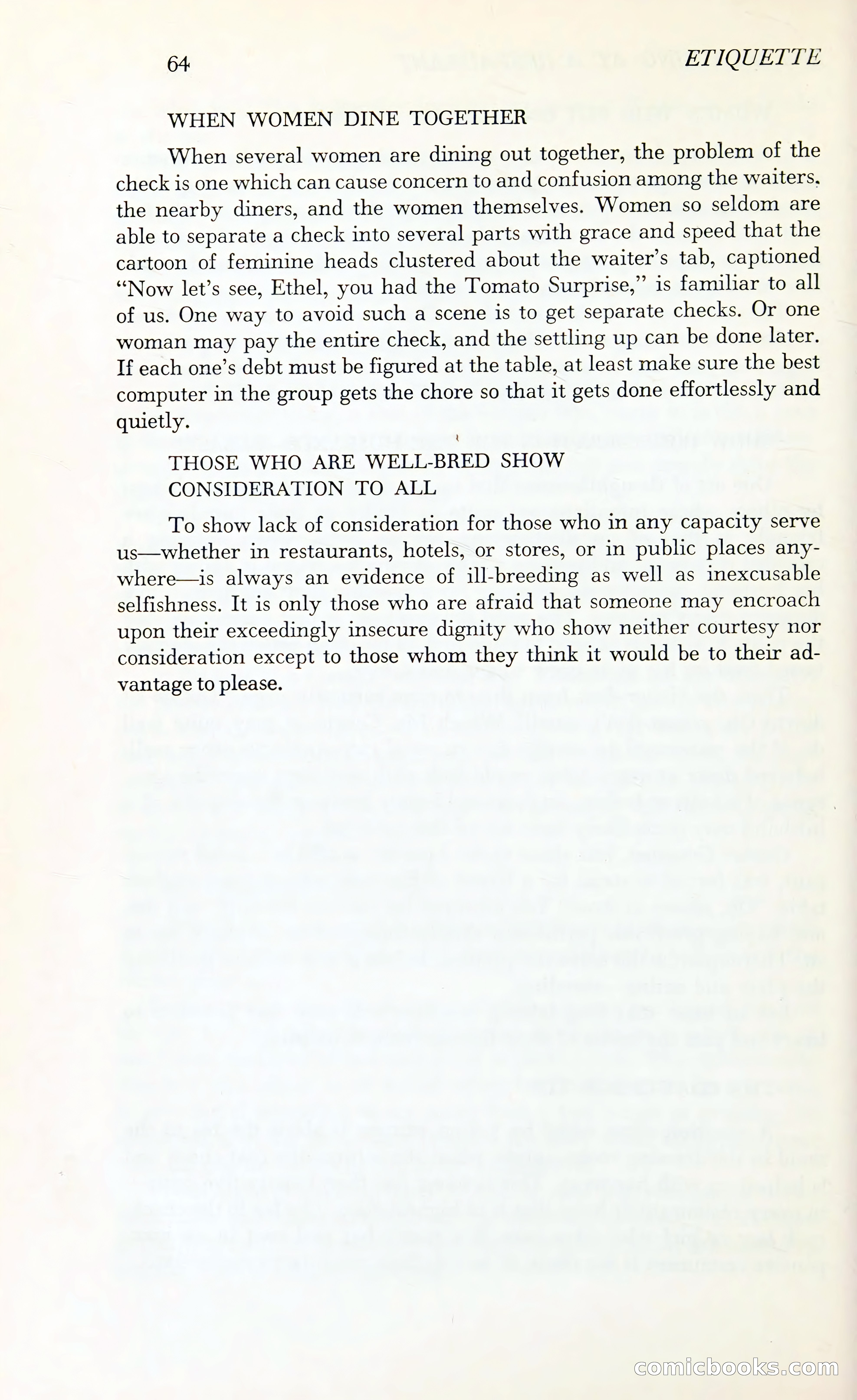 Etiquette: The Blue Book of Social Usage — page 101 of 399