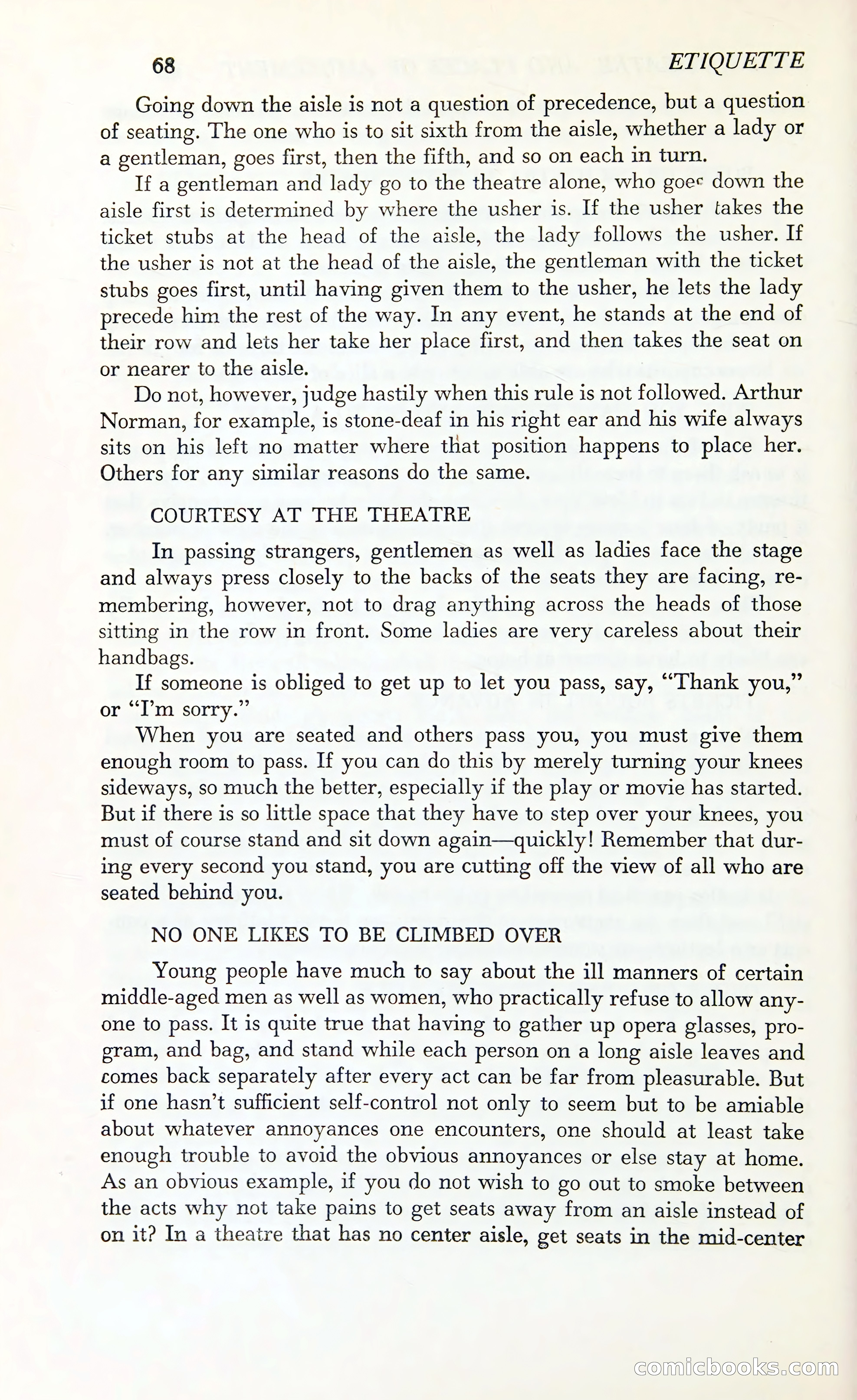 Etiquette: The Blue Book of Social Usage — page 105 of 399