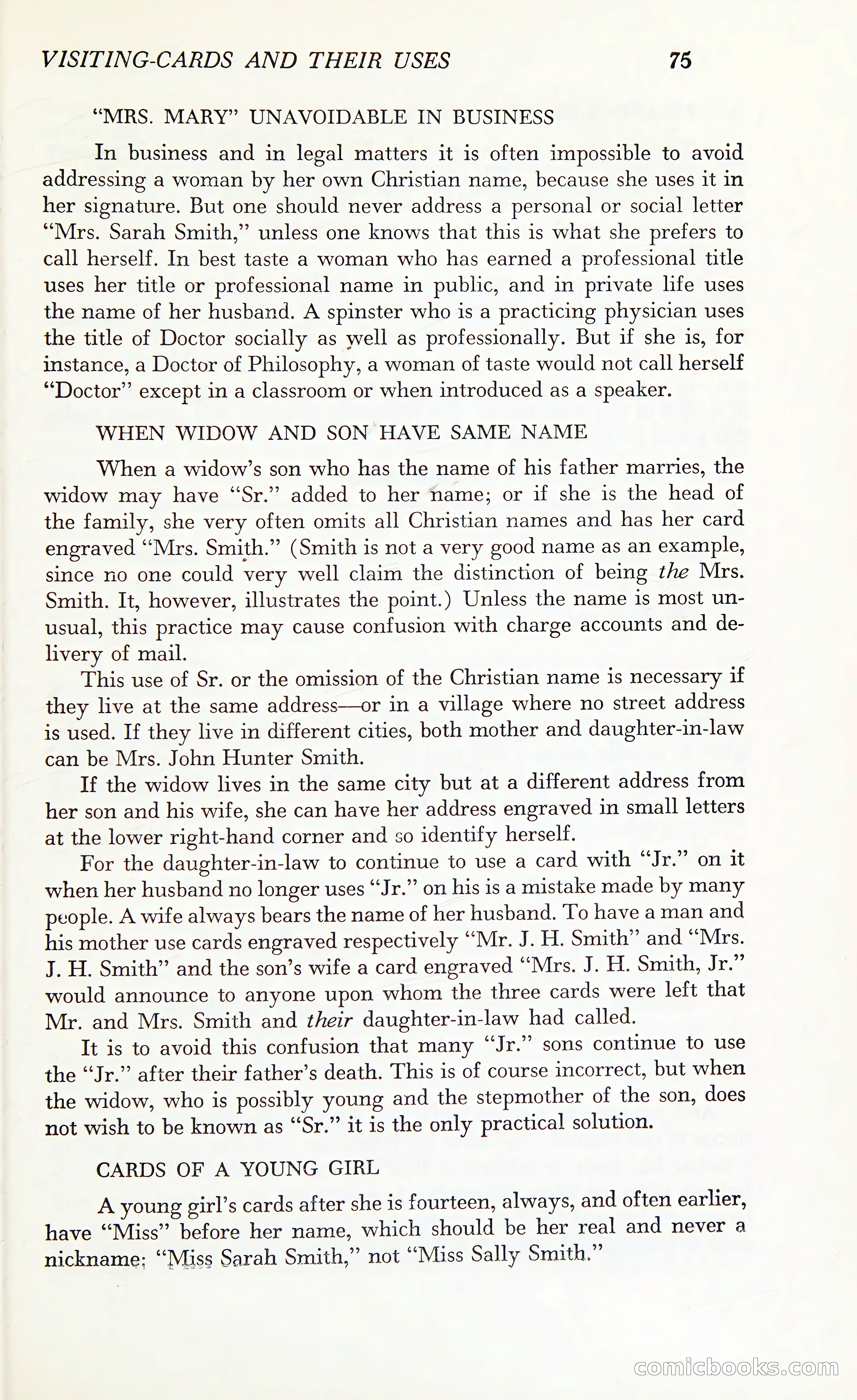 Etiquette: The Blue Book of Social Usage — page 112 of 399
