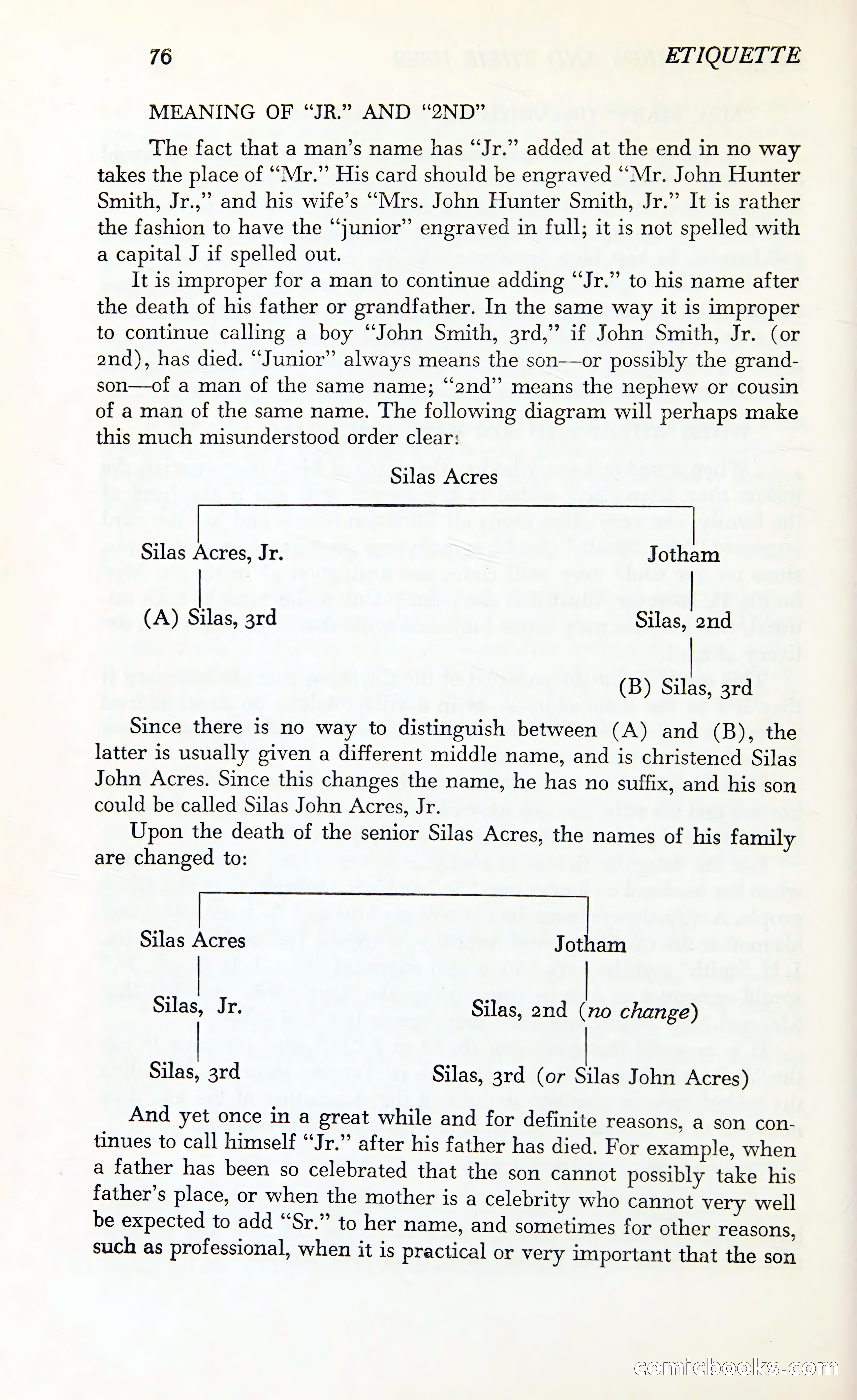 Etiquette: The Blue Book of Social Usage — page 113 of 399