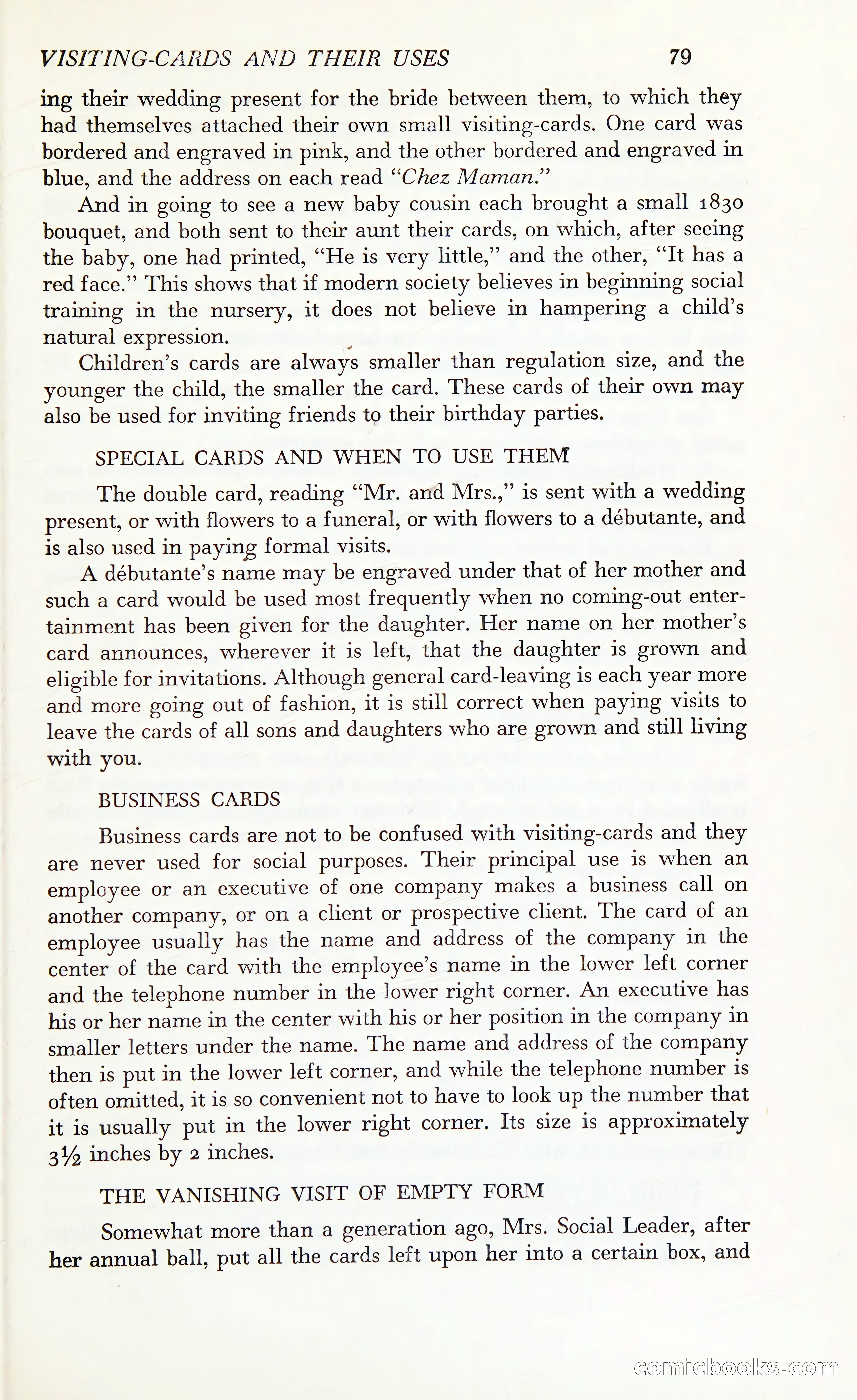 Etiquette: The Blue Book of Social Usage — page 116 of 399