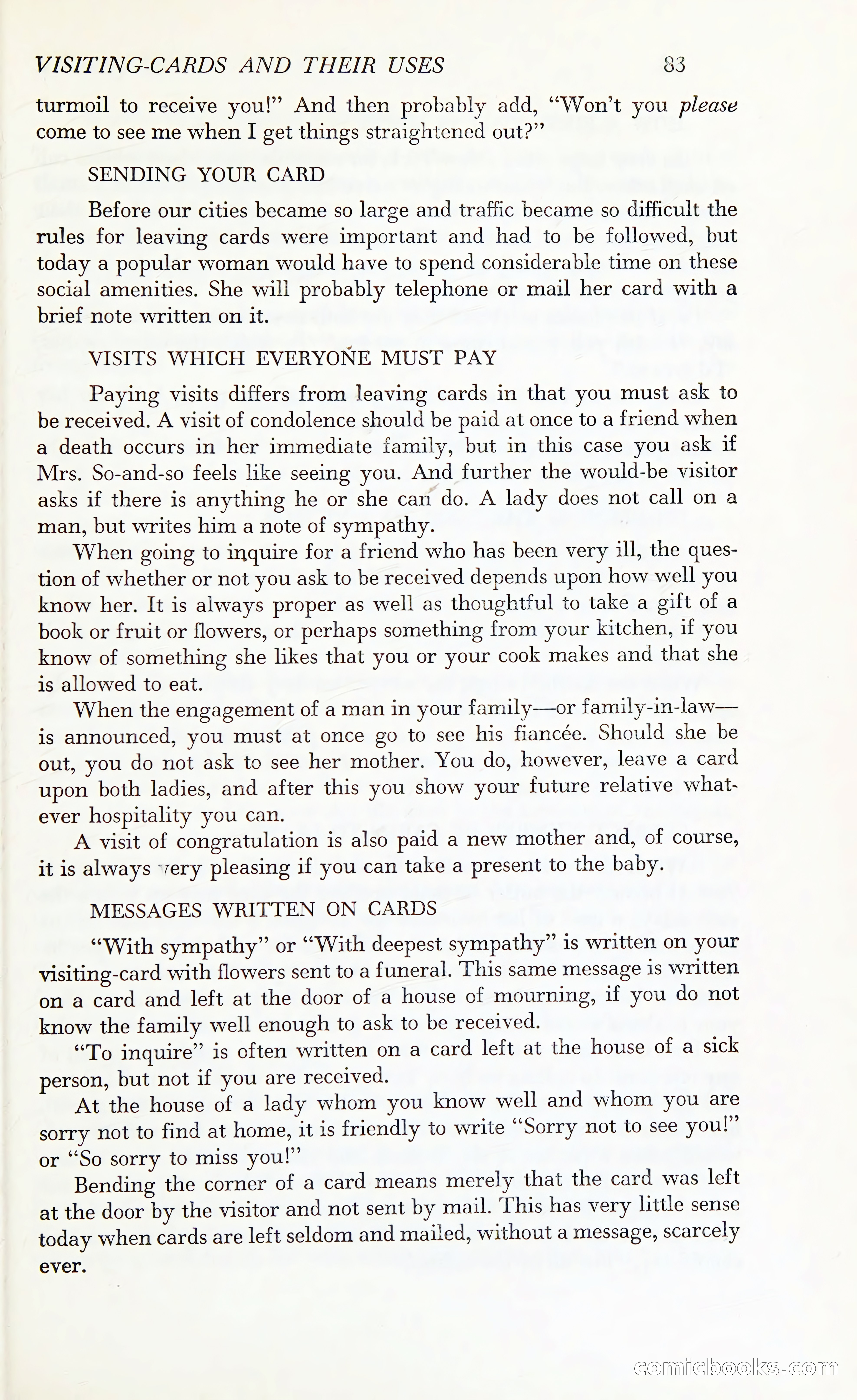 Etiquette: The Blue Book of Social Usage — page 120 of 399