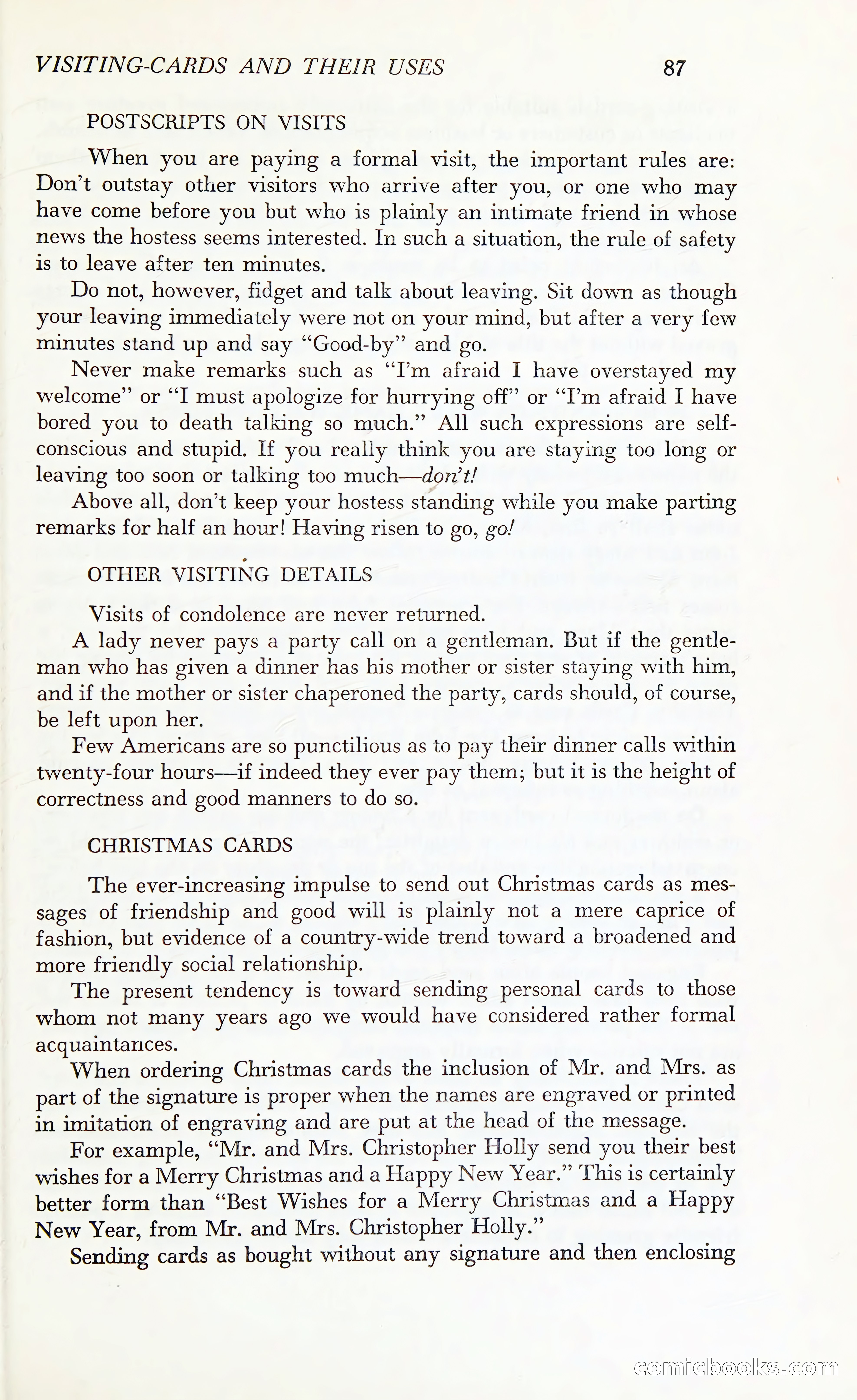Etiquette: The Blue Book of Social Usage — page 124 of 399
