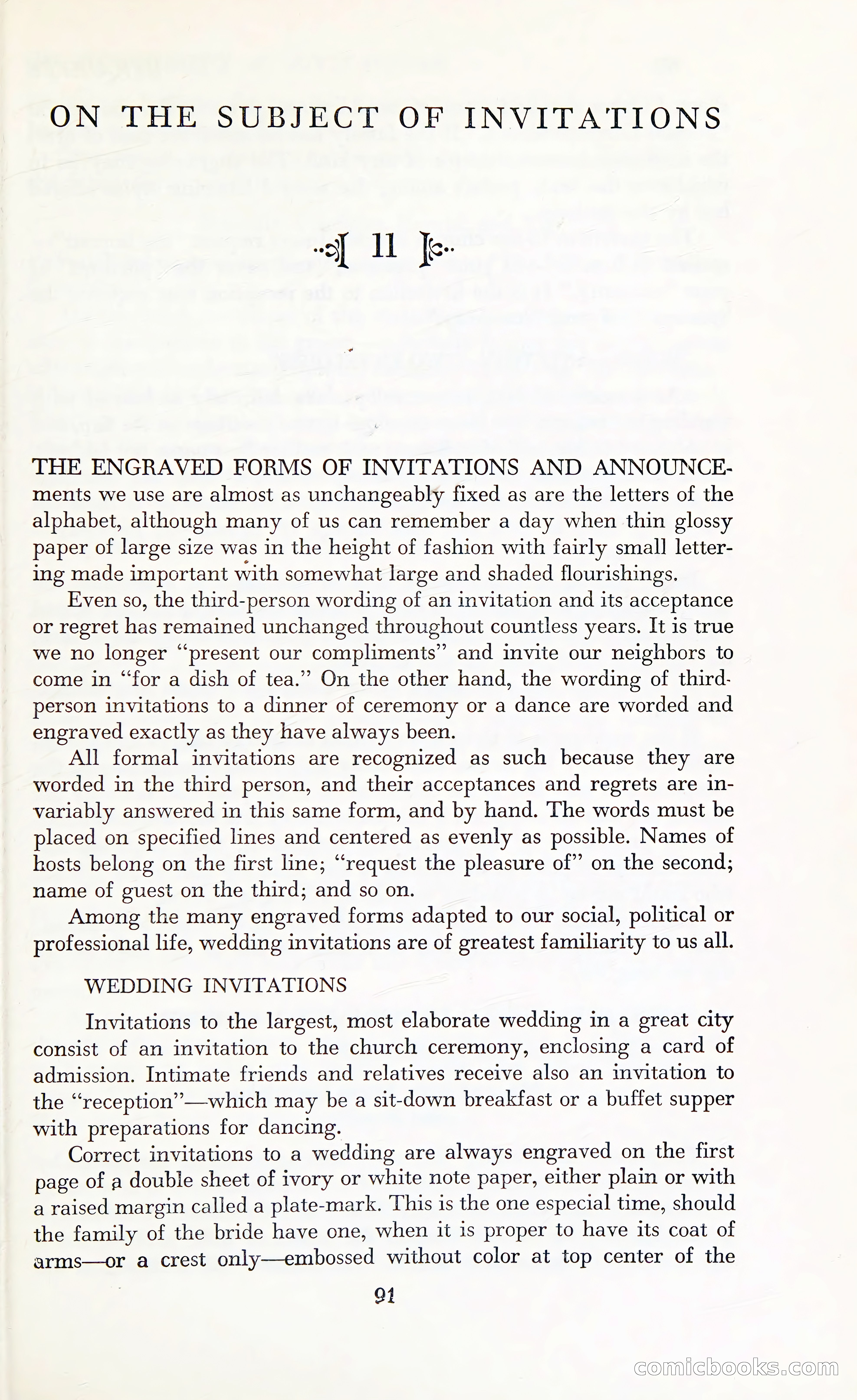 Etiquette: The Blue Book of Social Usage — page 128 of 399