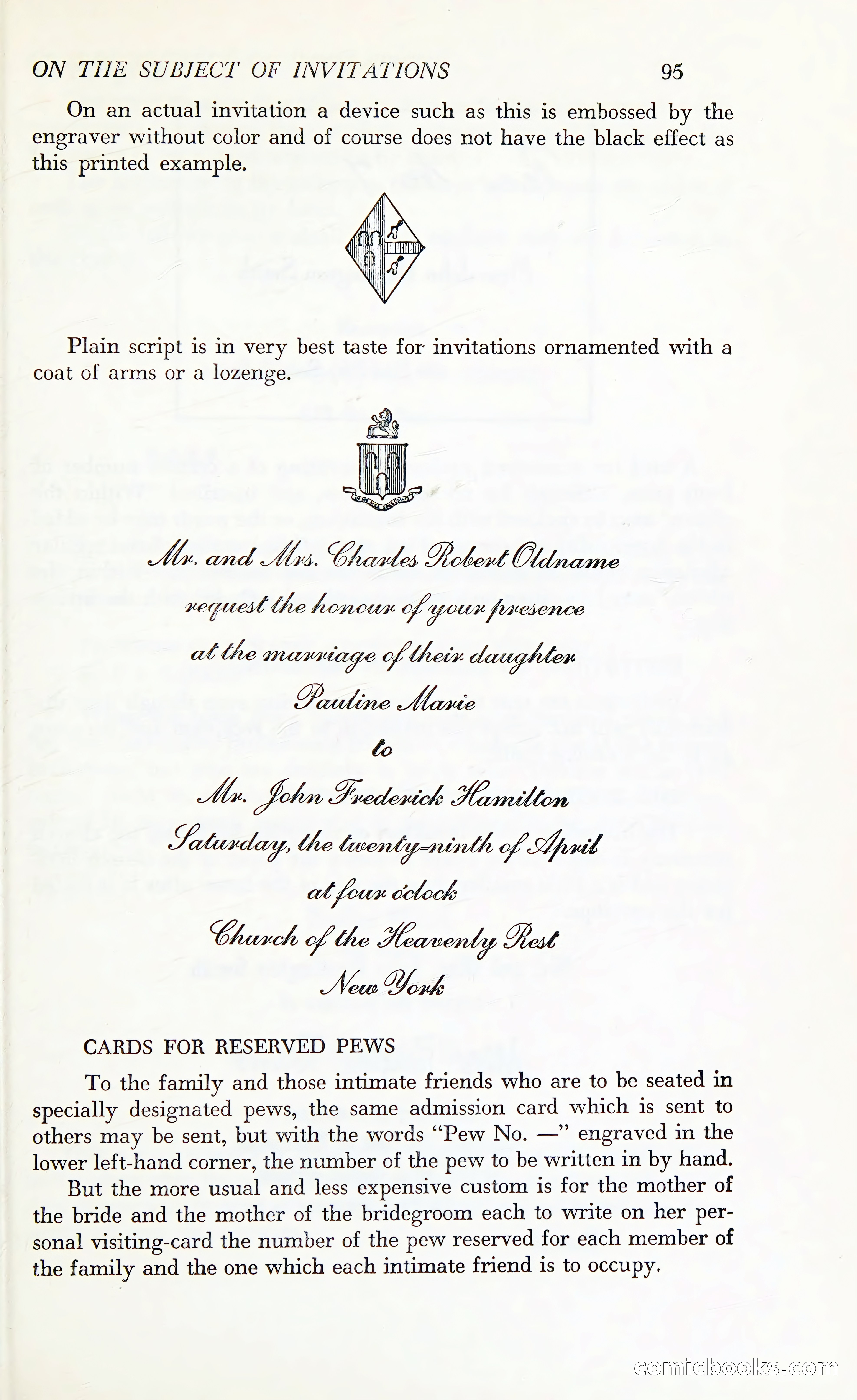 Etiquette: The Blue Book of Social Usage — page 132 of 399