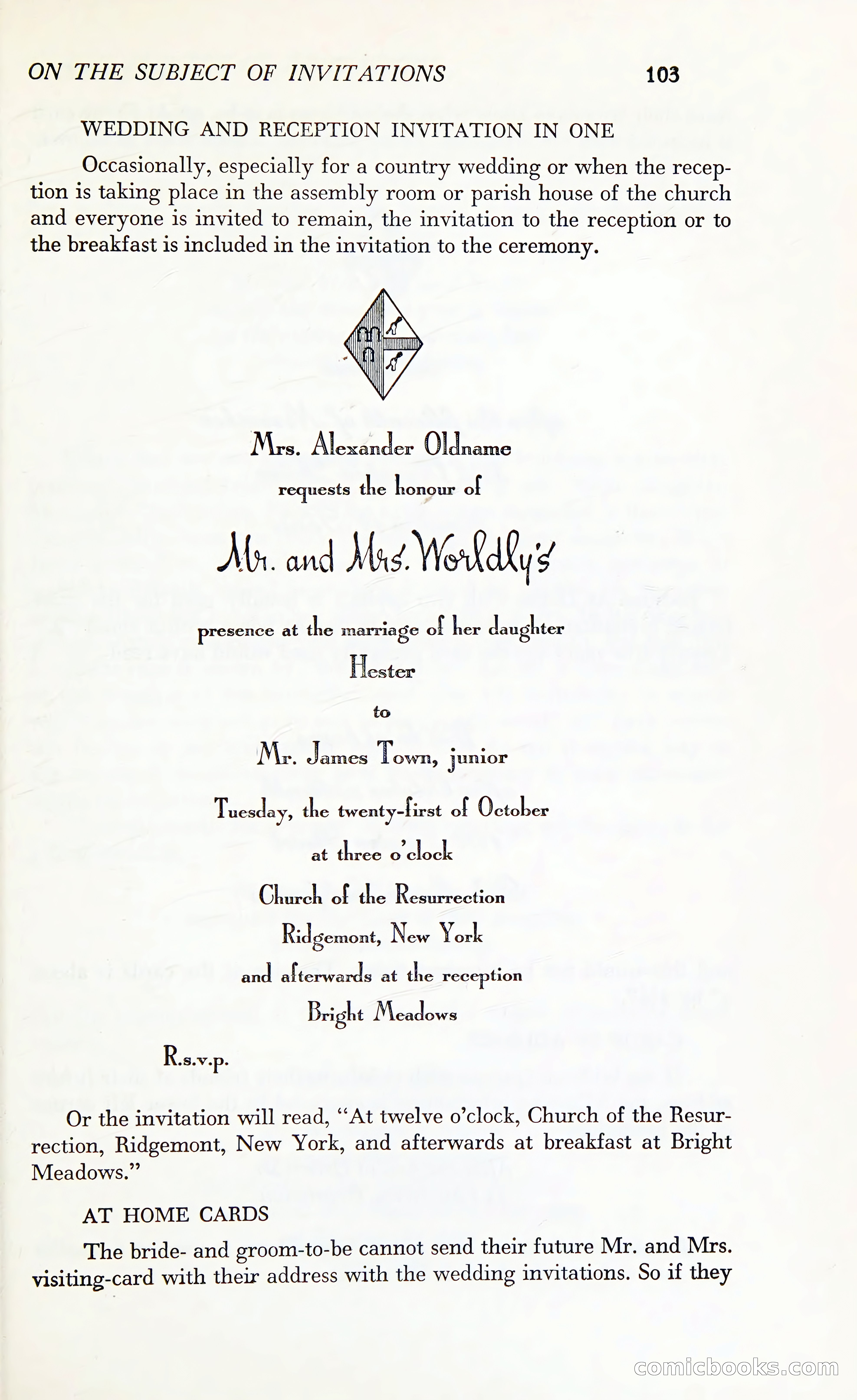 Etiquette: The Blue Book of Social Usage — page 140 of 399