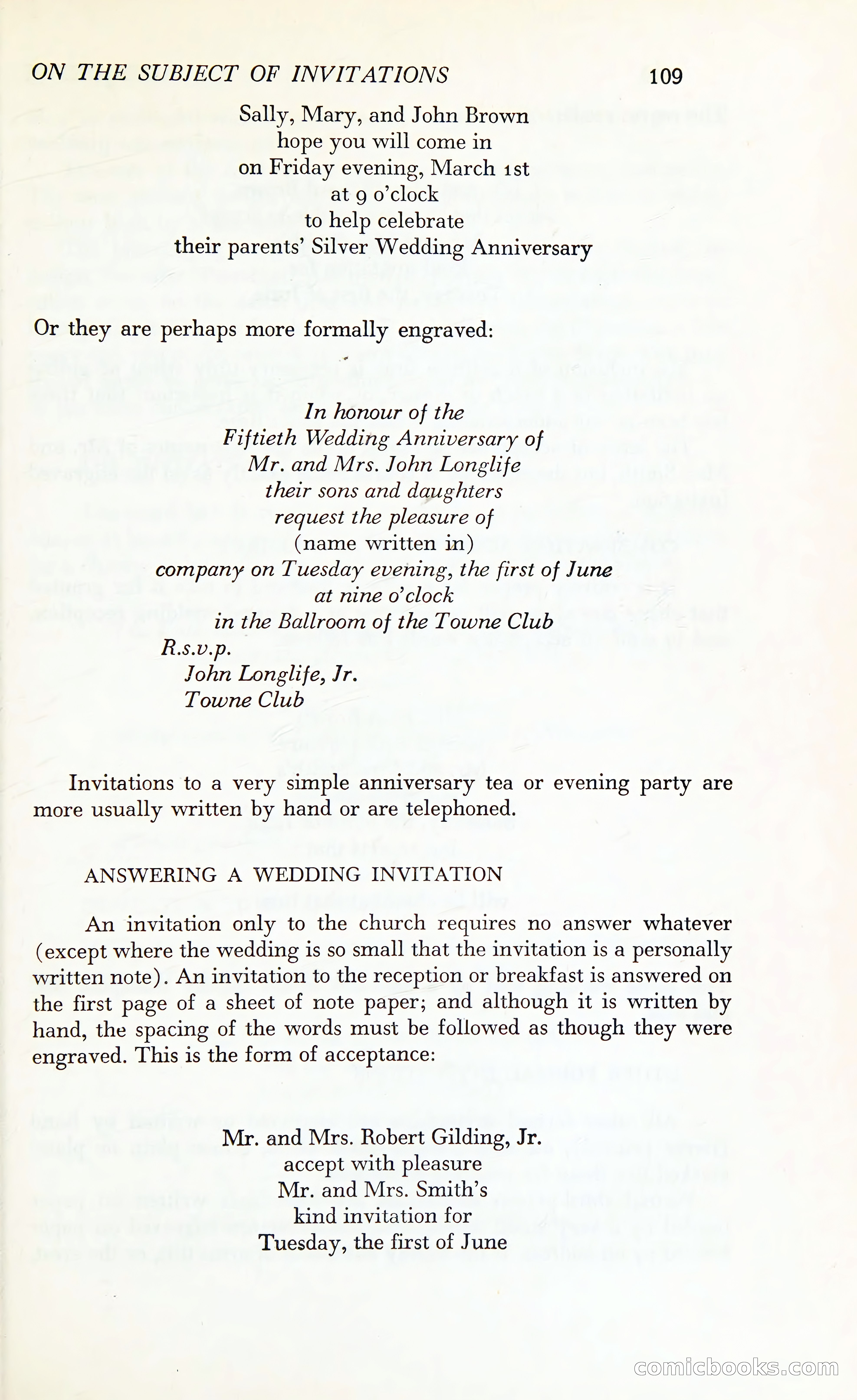 Etiquette: The Blue Book of Social Usage — page 146 of 399