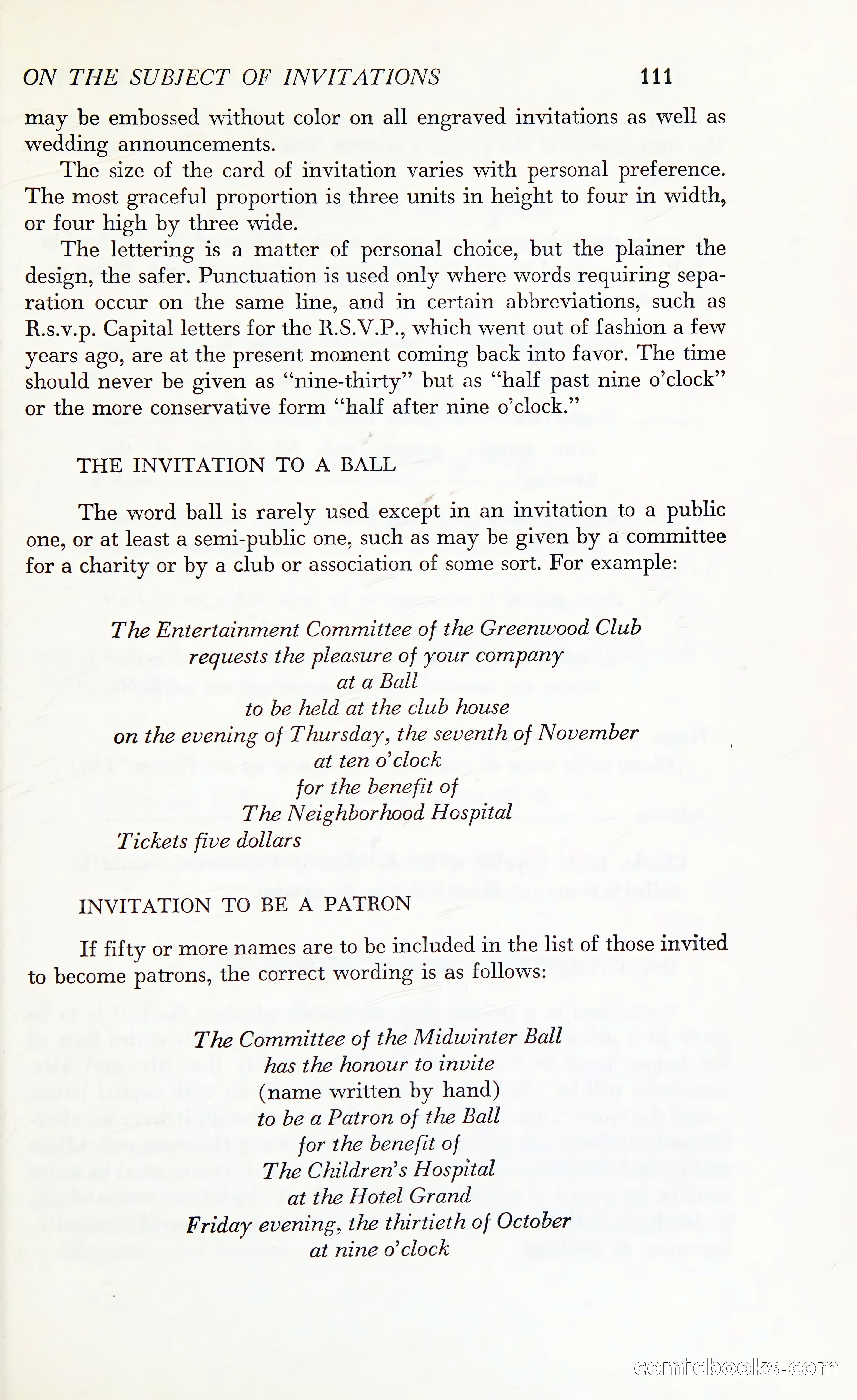 Etiquette: The Blue Book of Social Usage — page 148 of 399