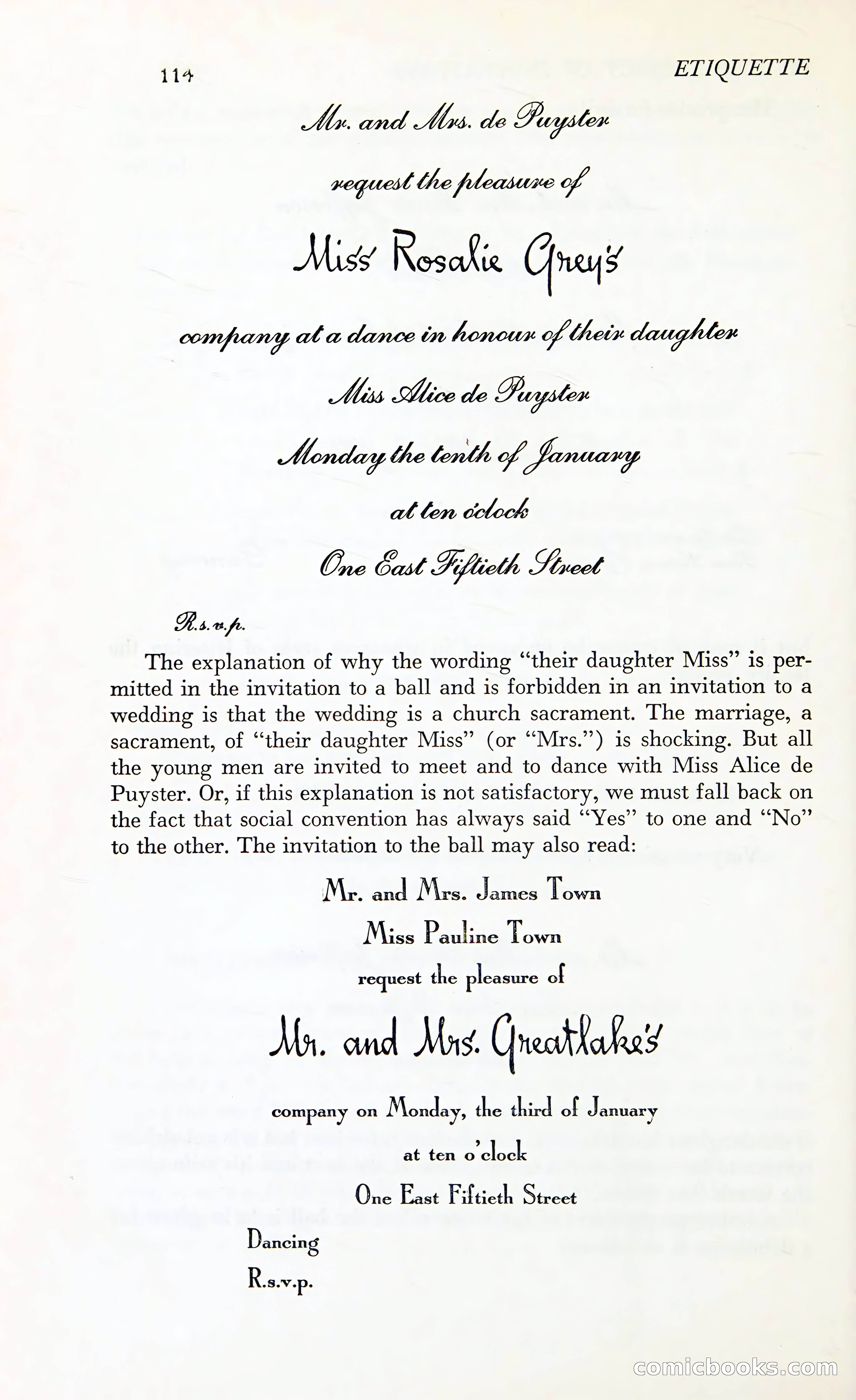 Etiquette: The Blue Book of Social Usage — page 151 of 399