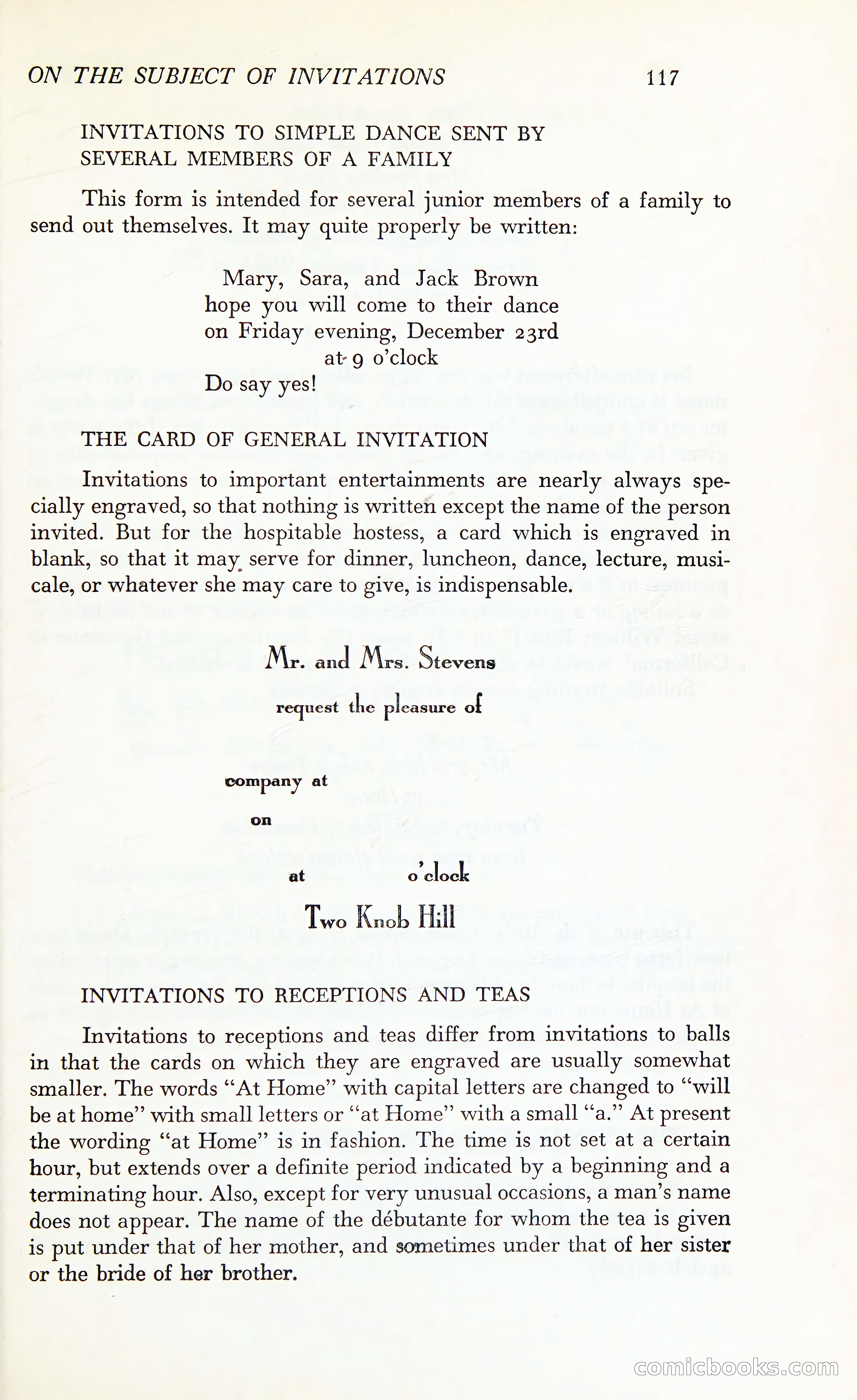 Etiquette: The Blue Book of Social Usage — page 154 of 399