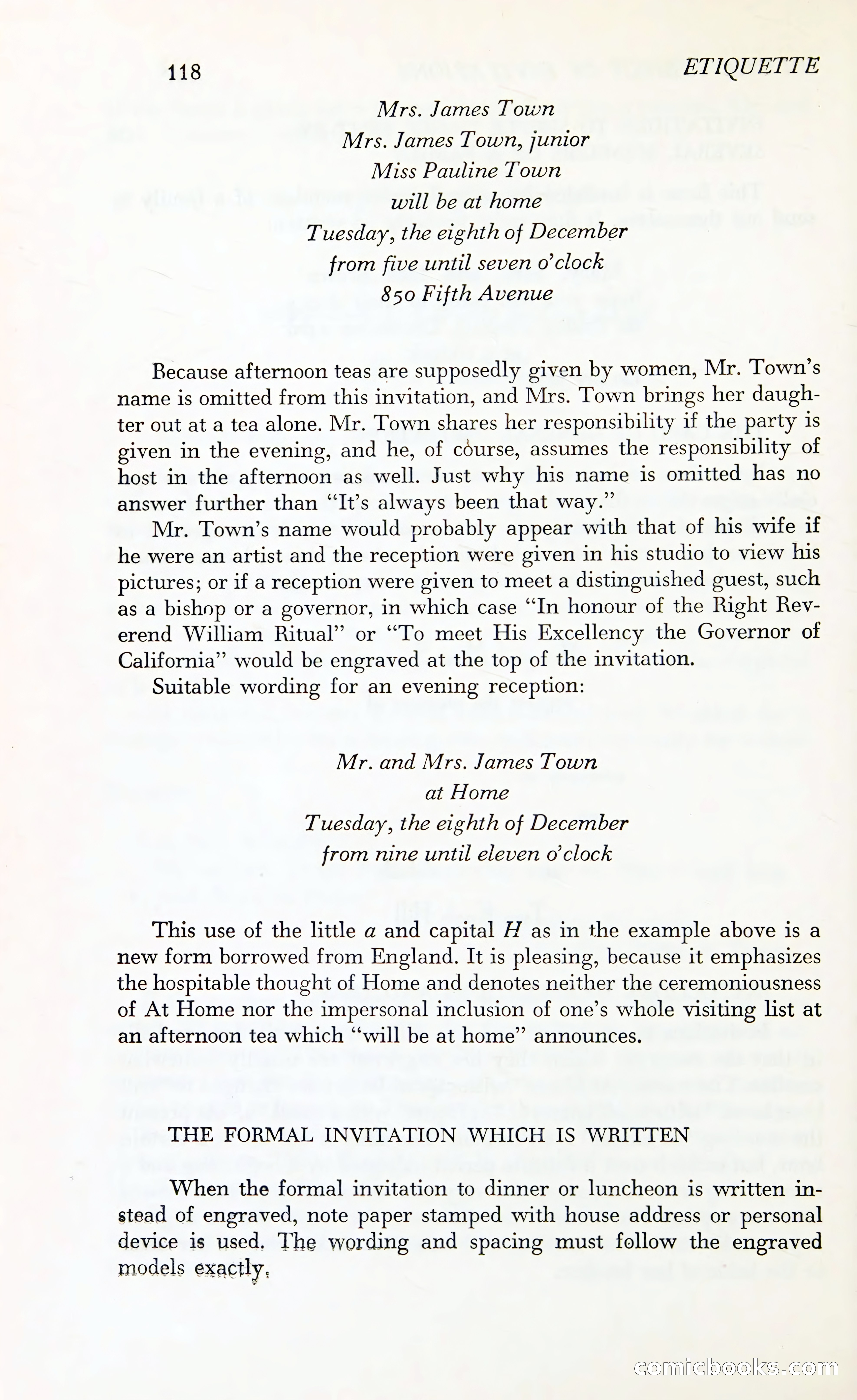 Etiquette: The Blue Book of Social Usage — page 155 of 399
