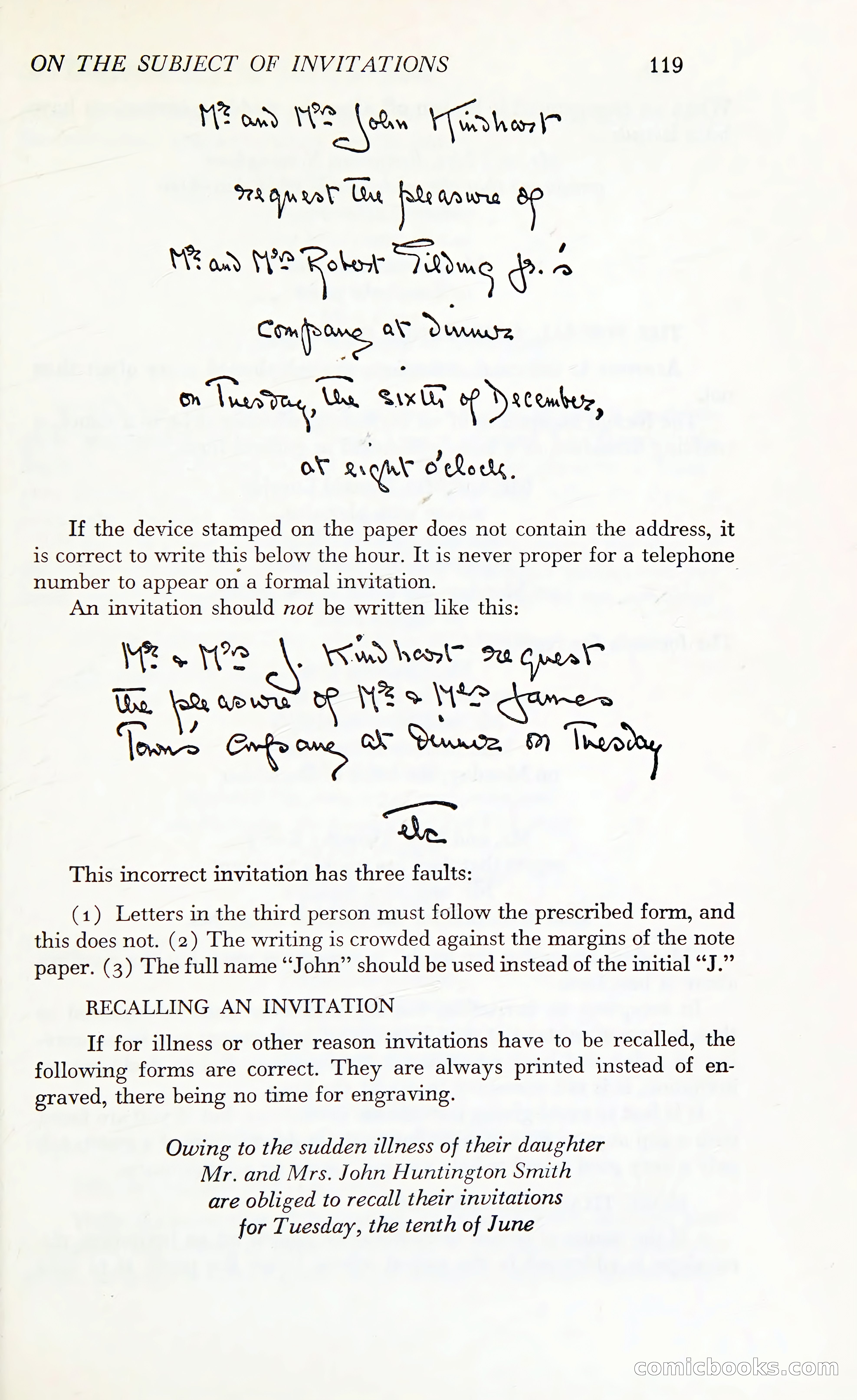 Etiquette: The Blue Book of Social Usage — page 156 of 399