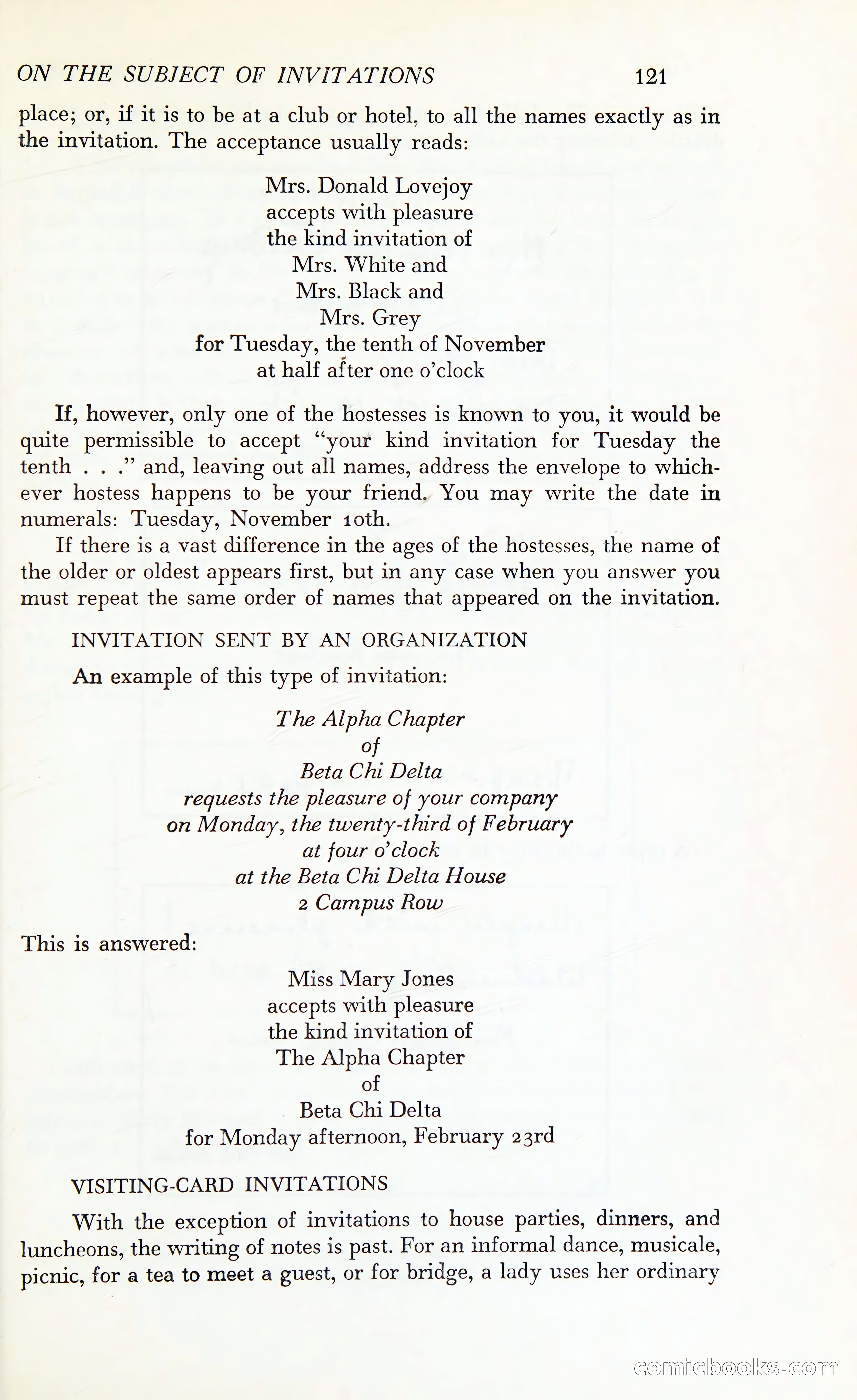 Etiquette: The Blue Book of Social Usage — page 158 of 399