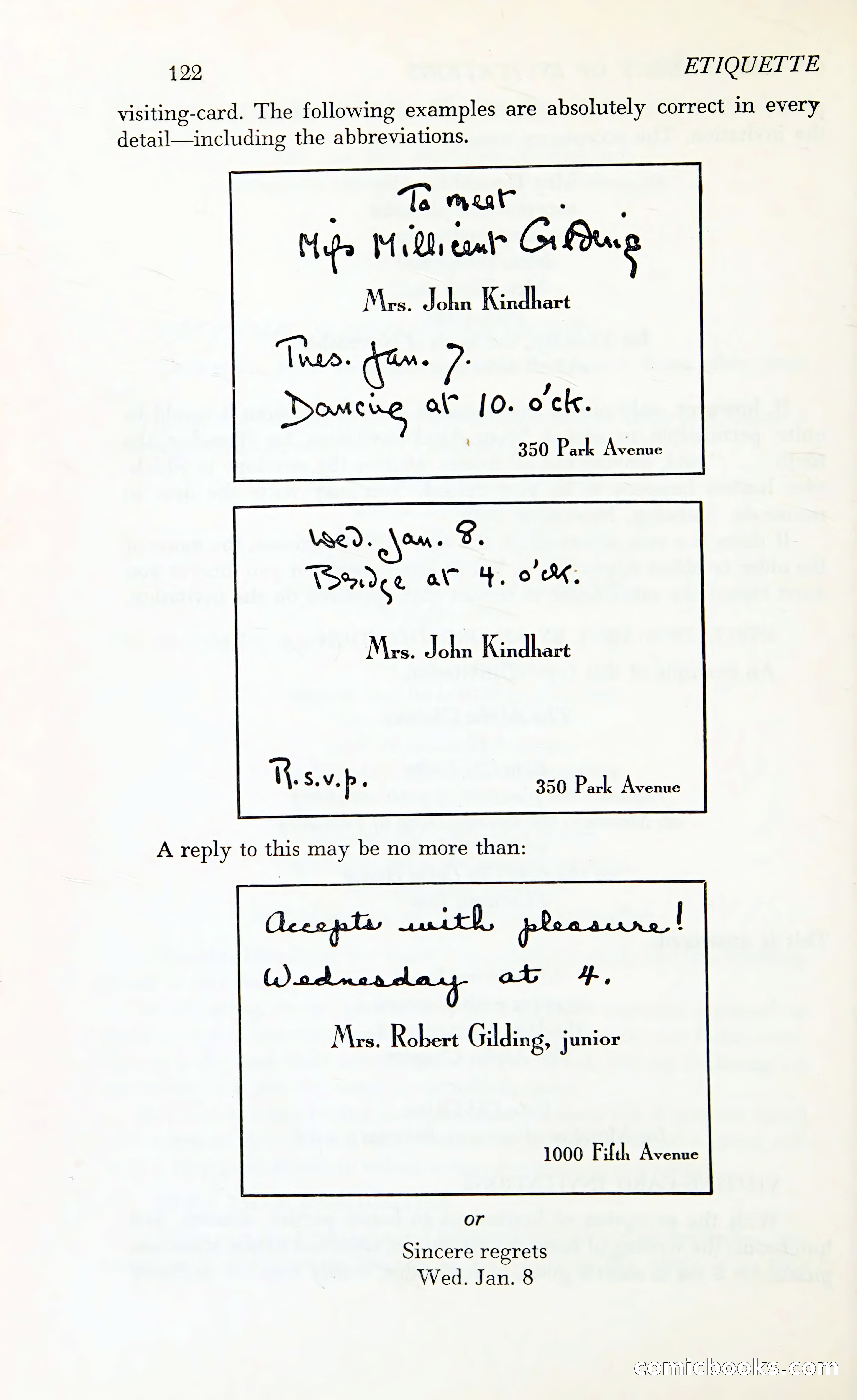 Etiquette: The Blue Book of Social Usage — page 159 of 399