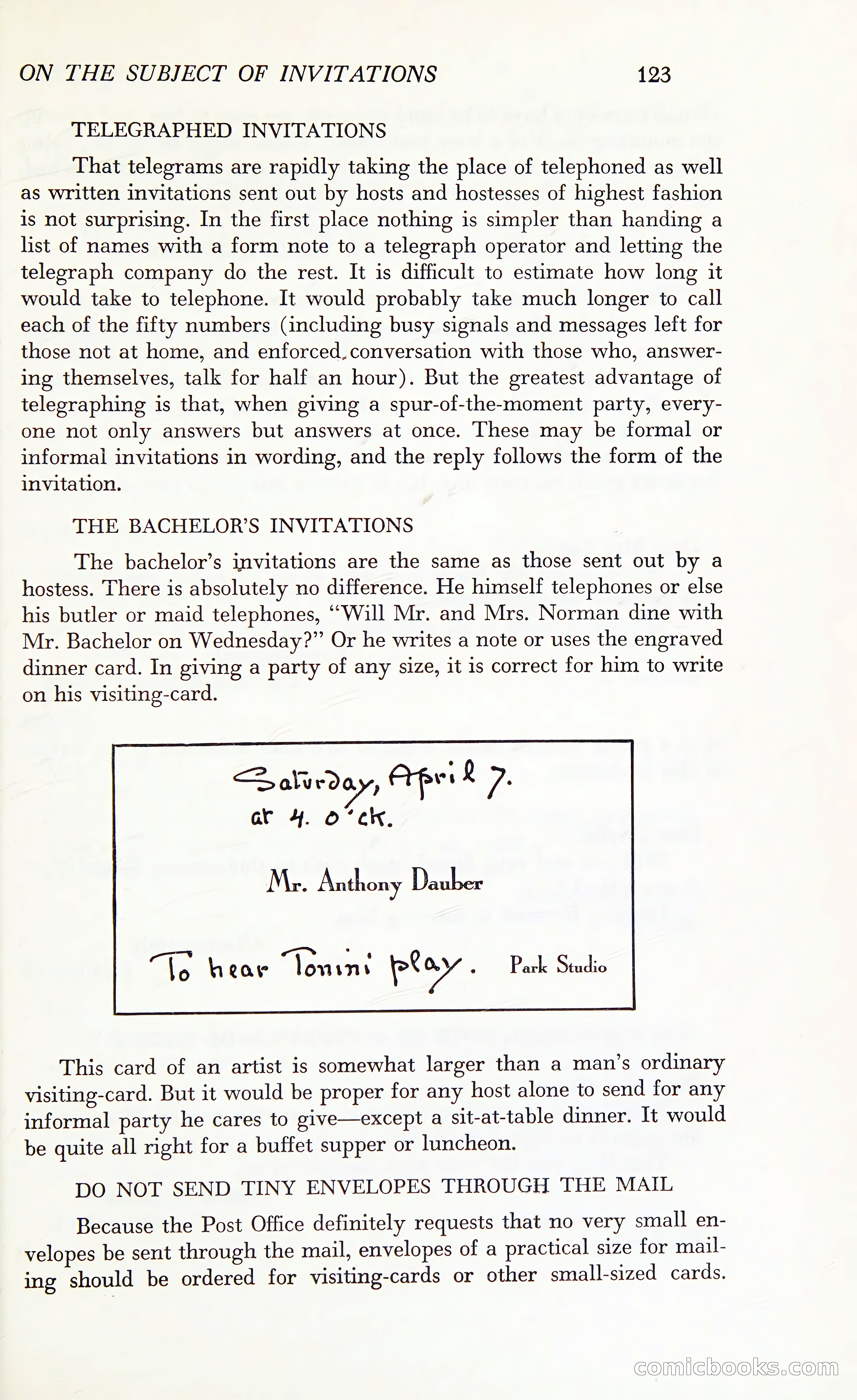 Etiquette: The Blue Book of Social Usage — page 160 of 399
