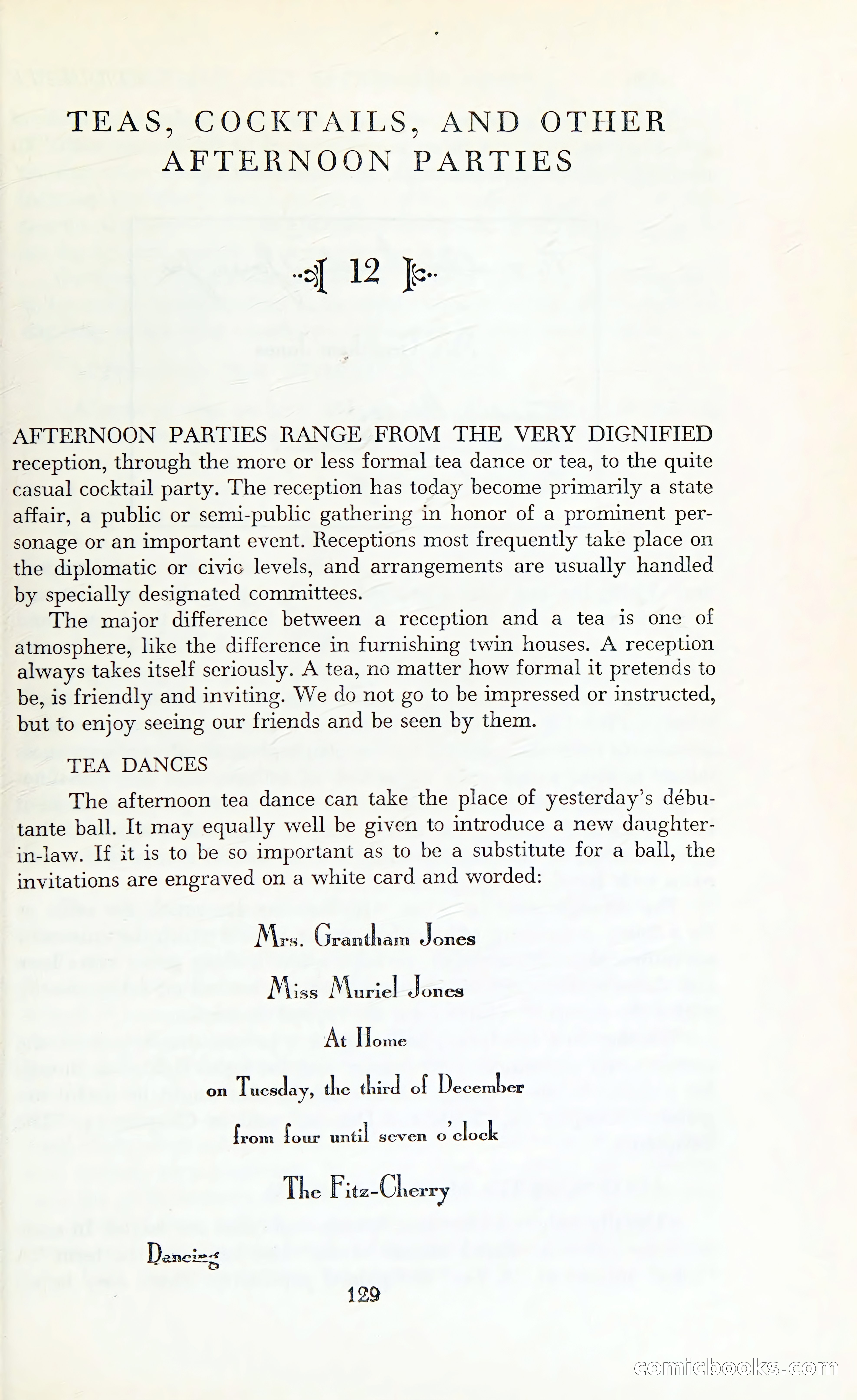 Etiquette: The Blue Book of Social Usage — page 168 of 399