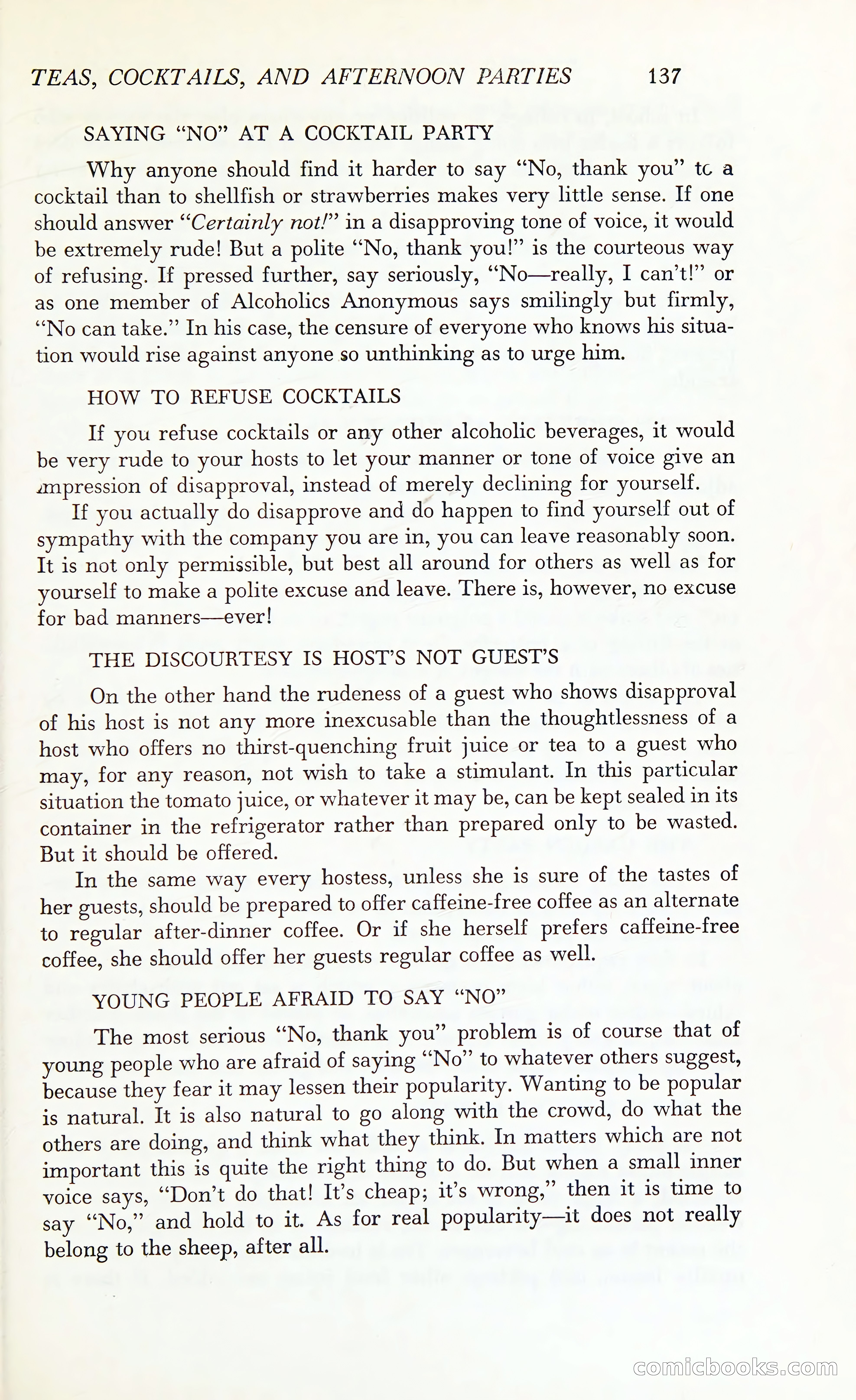 Etiquette: The Blue Book of Social Usage — page 176 of 399