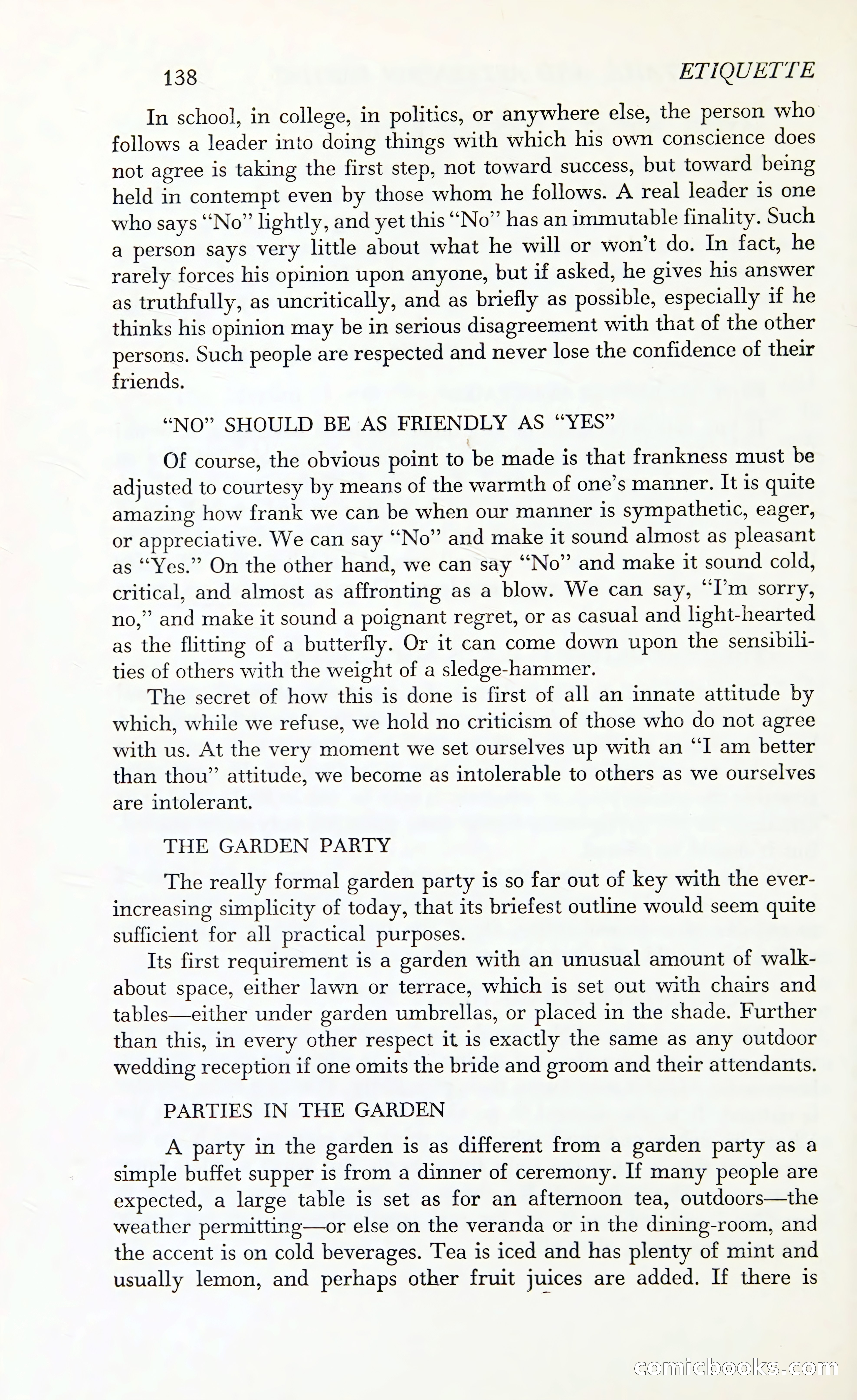 Etiquette: The Blue Book of Social Usage — page 177 of 399