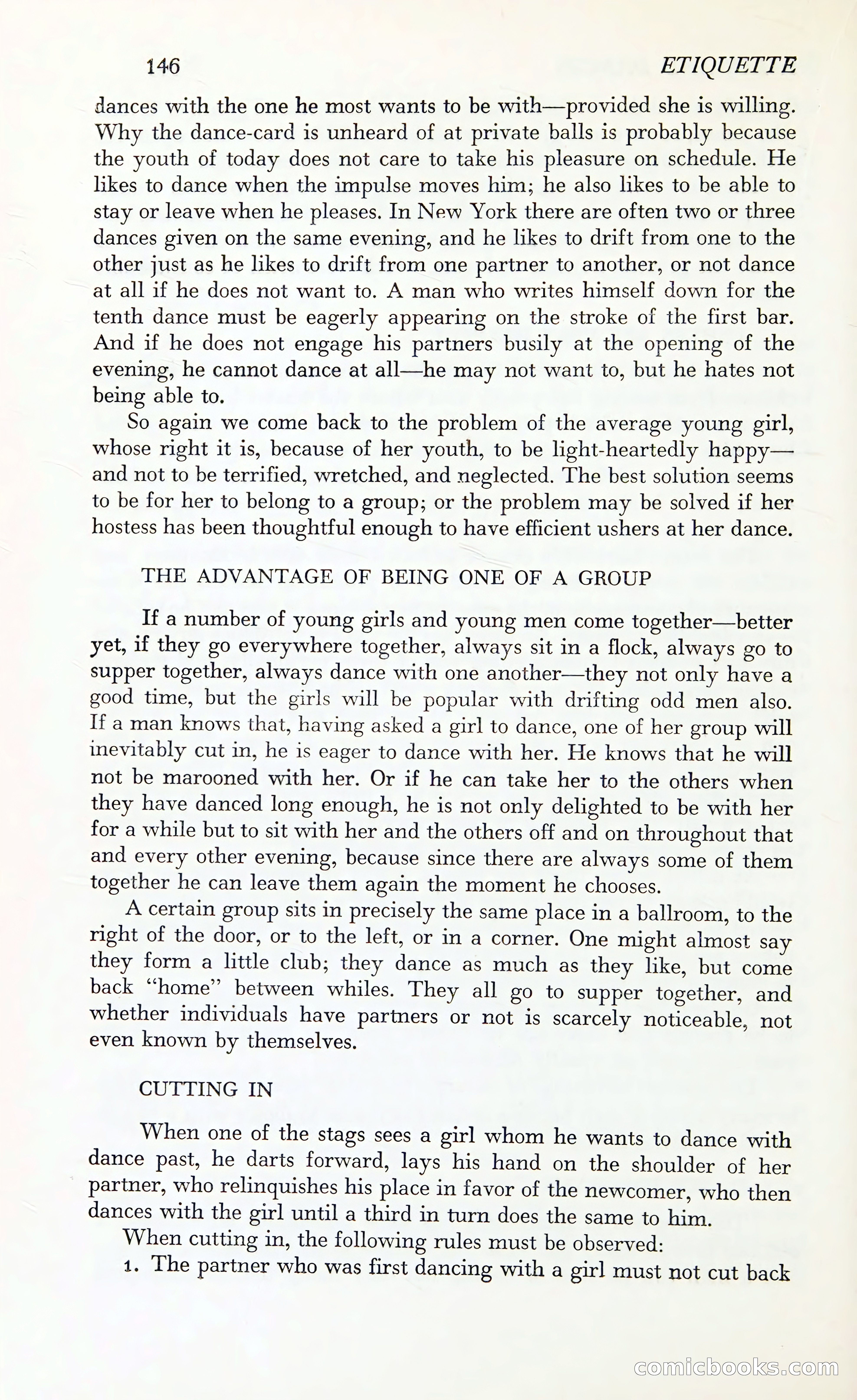 Etiquette: The Blue Book of Social Usage — page 185 of 399