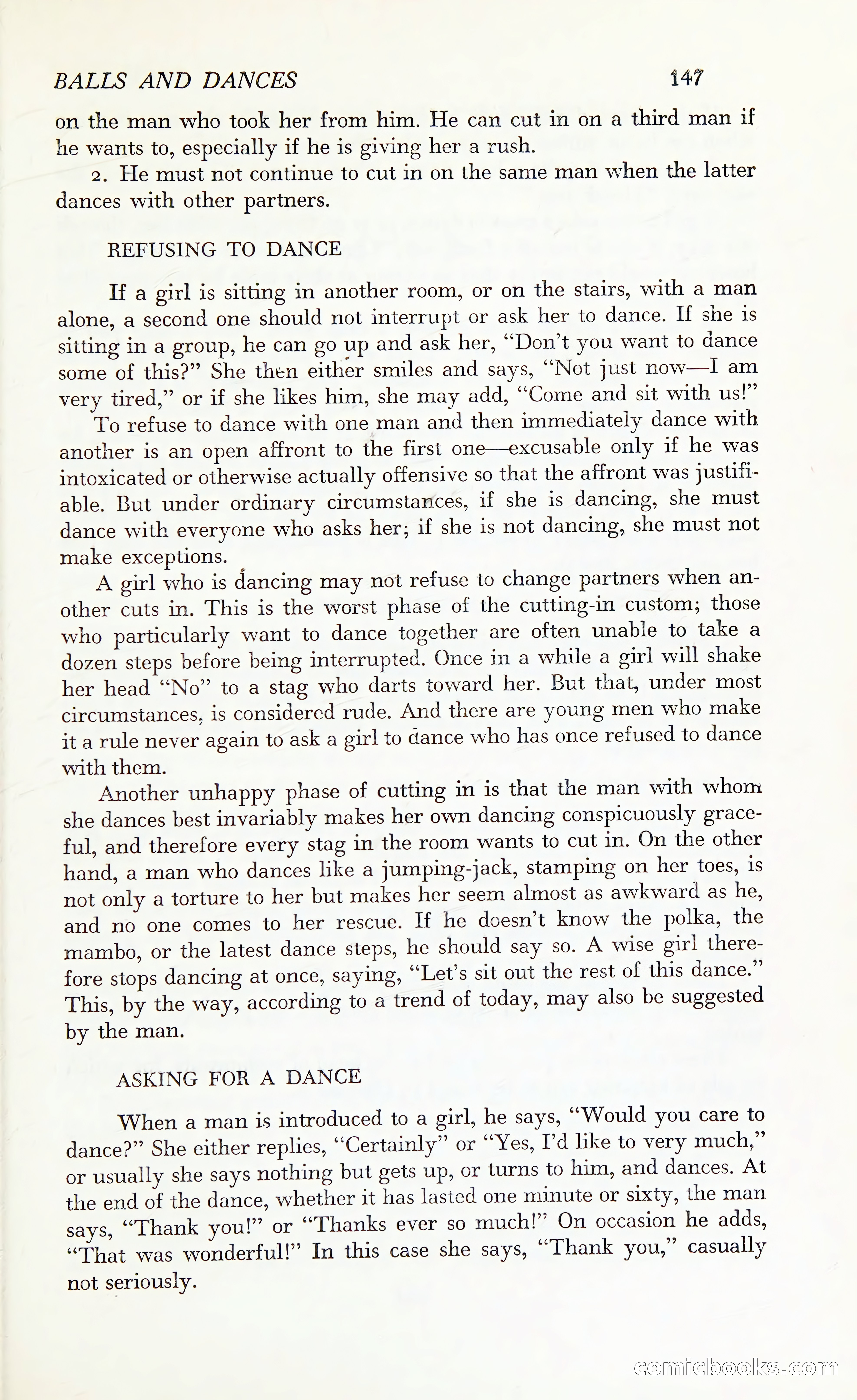 Etiquette: The Blue Book of Social Usage — page 186 of 399