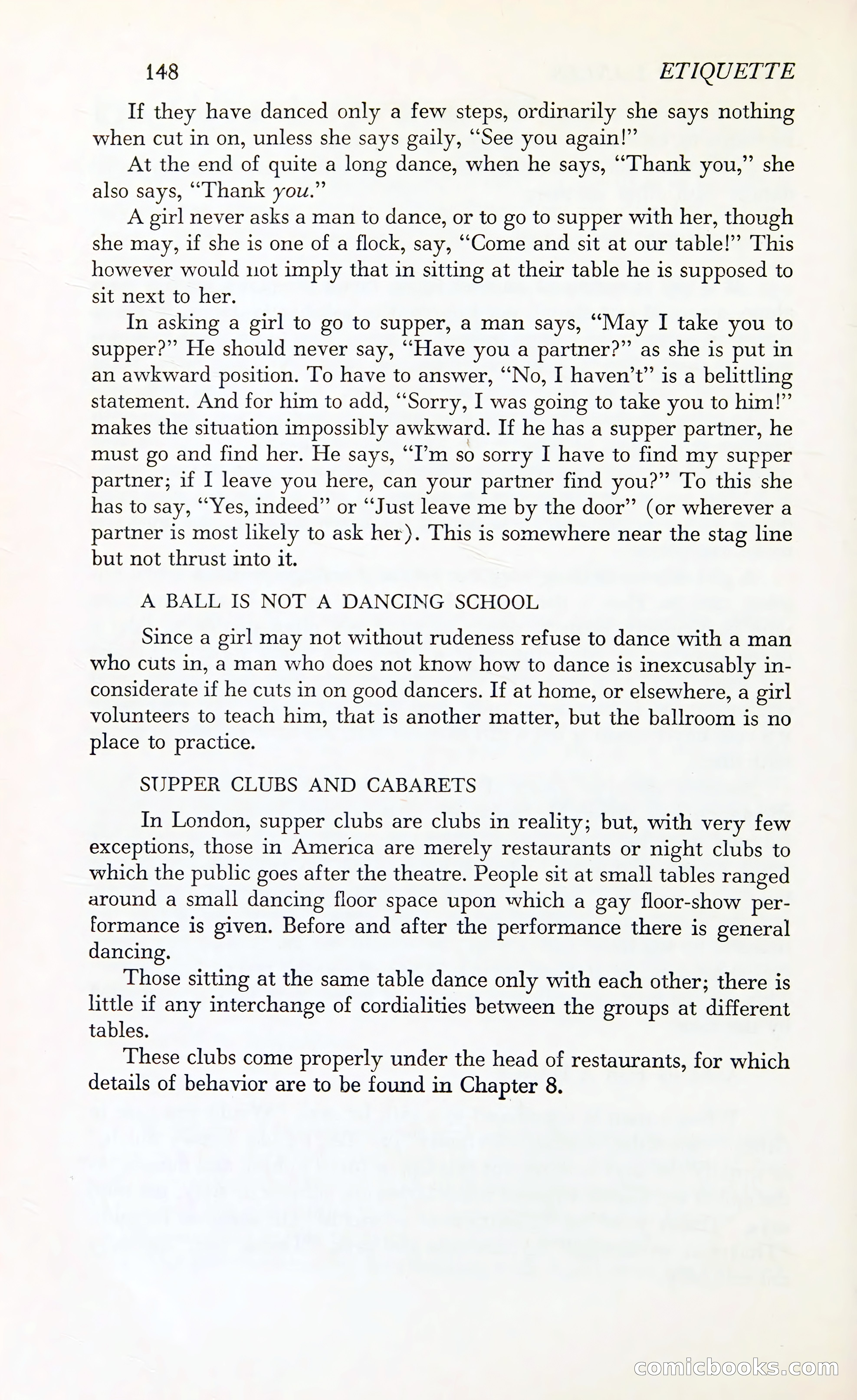 Etiquette: The Blue Book of Social Usage — page 187 of 399